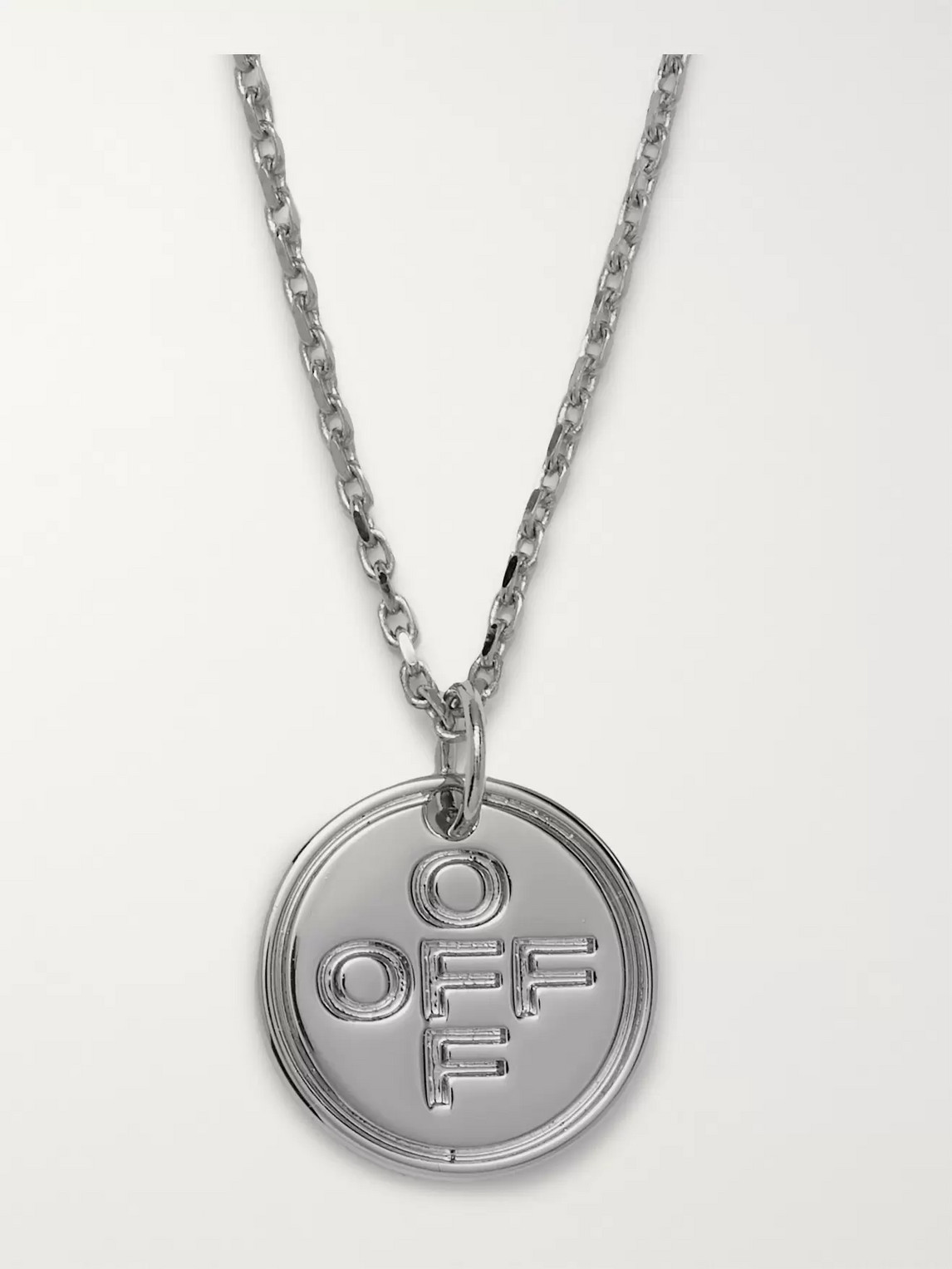 Shop Off-white Silver-tone Necklace