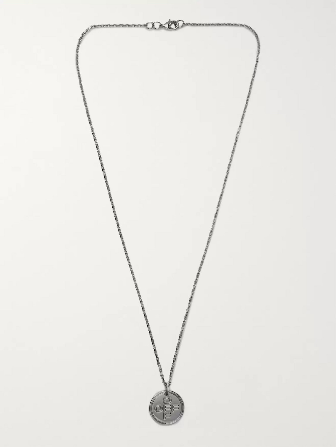 Off-white Silver-tone Necklace
