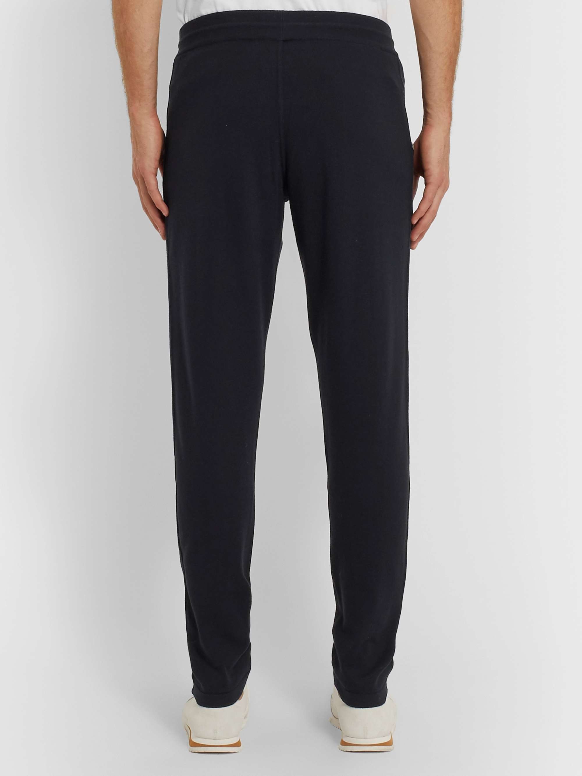 LORO PIANA Tapered Cashmere and Cotton-Blend Sweatpants