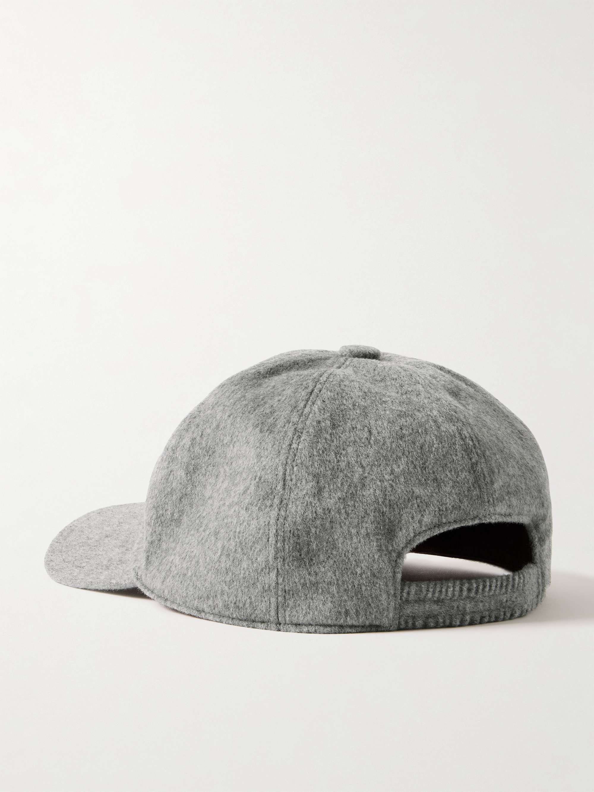 LORO PIANA Logo-Embroidered Storm System® Baby Cashmere Baseball Cap