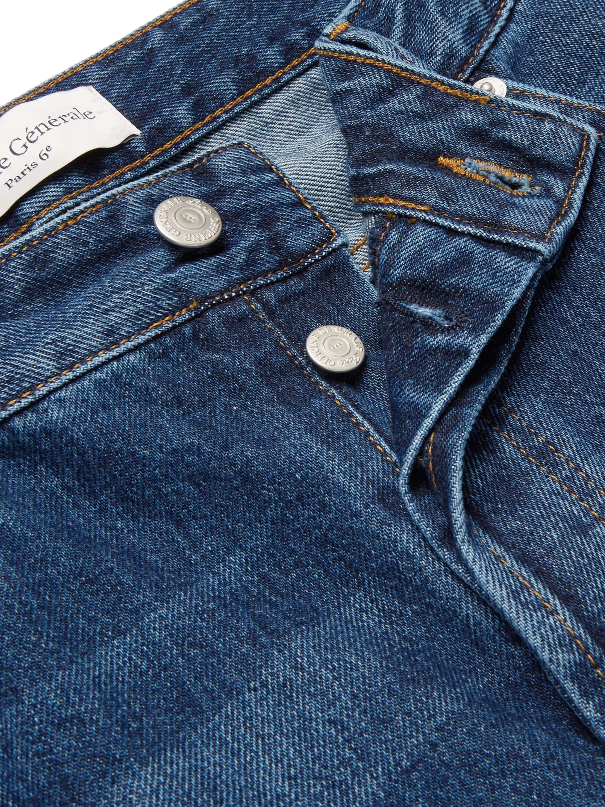 OFFICINE GÉNÉRALE Kurt Slim-Fit Denim Jeans for Men | MR PORTER