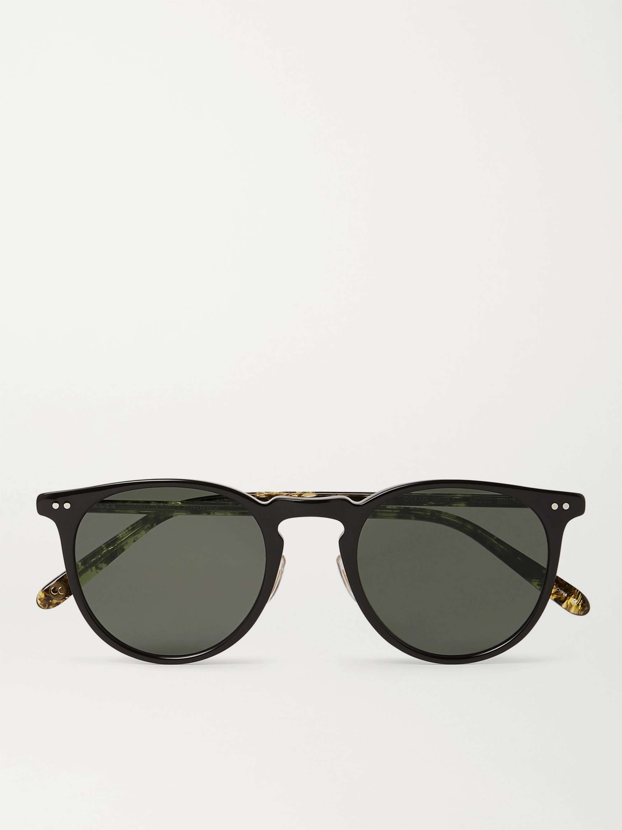 GARRETT LEIGHT CALIFORNIA OPTICAL Ocean 46 Round-Frame Acetate Sunglasses