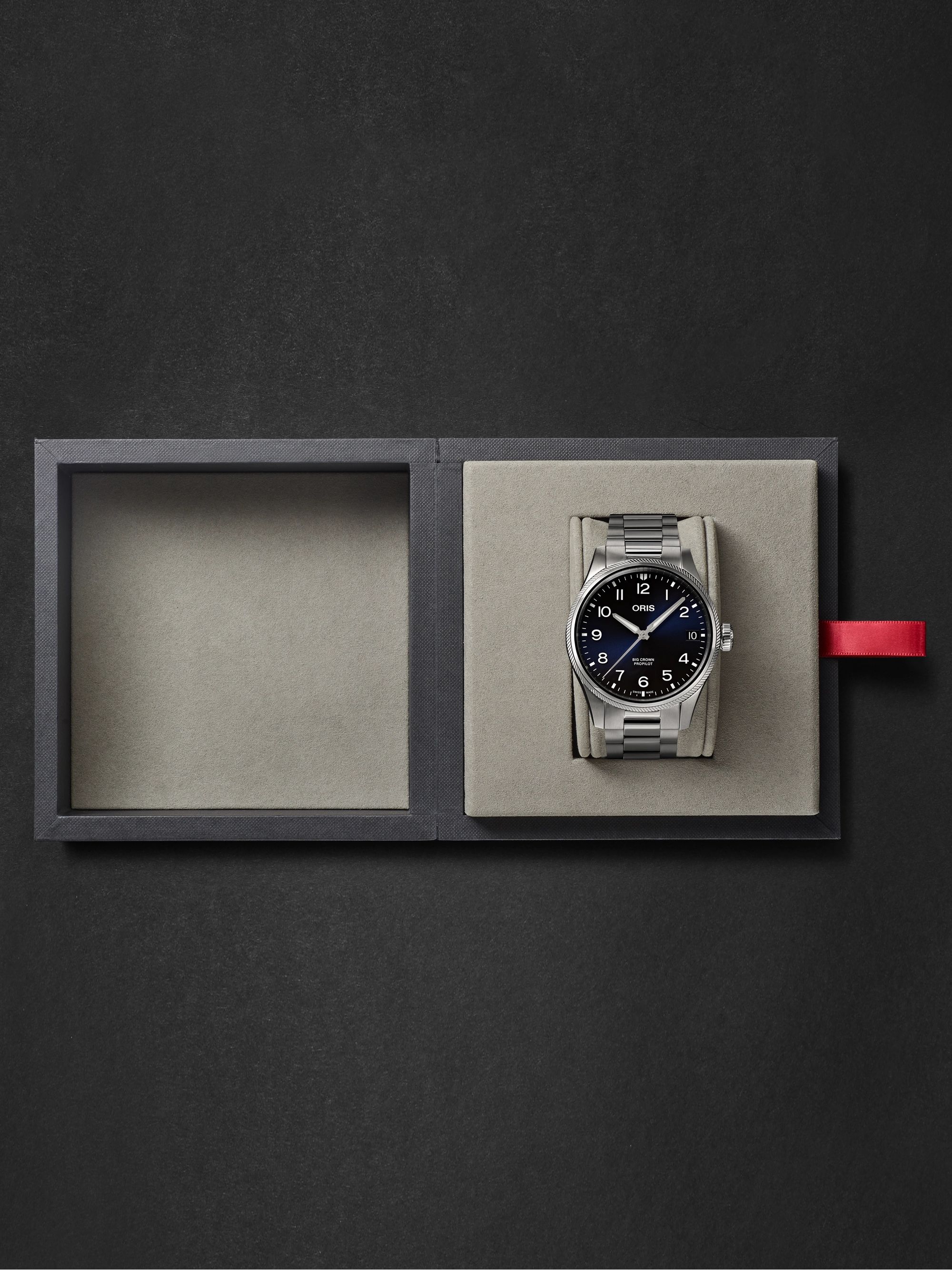 ORIS Big Crown ProPilot Big Date Automatic 41mm Stainless Steel Watch, Ref. No. 01 751 7761 4065-07 8 20 08P