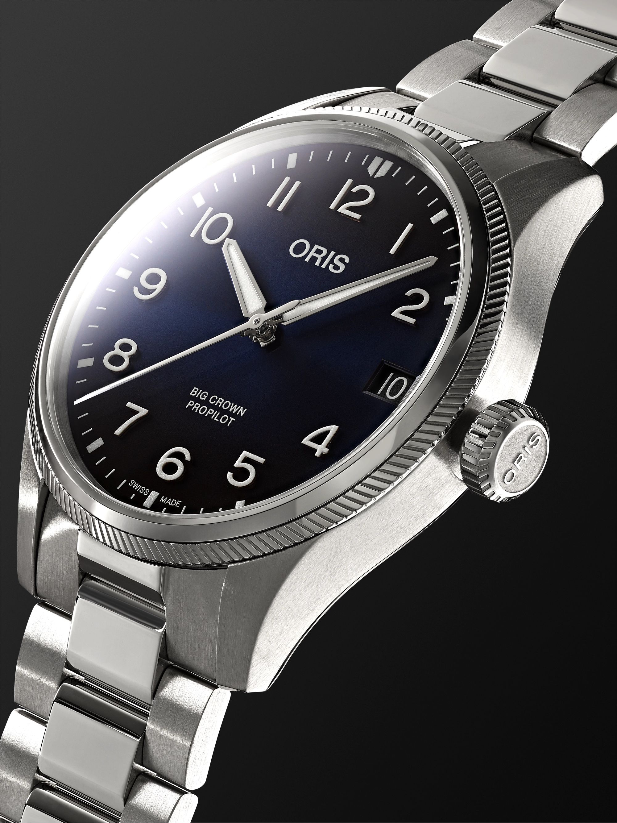 ORIS Big Crown ProPilot Big Date Automatic 41mm Stainless Steel Watch, Ref. No. 01 751 7761 4065-07 8 20 08P