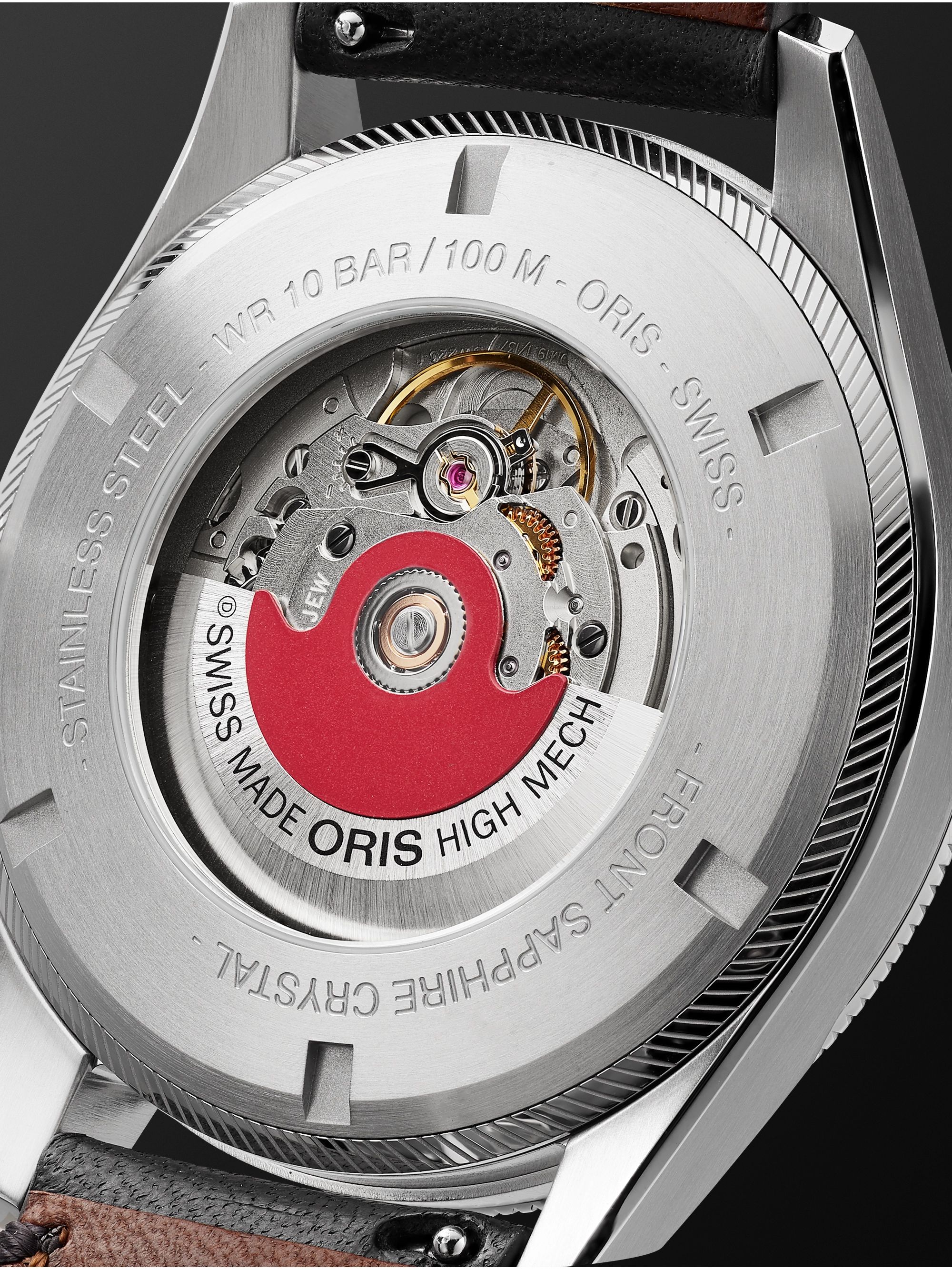 ORIS Big Crown ProPilot Big Day Date Automatic 44mm Stainless Steel and Leather Watch, Ref. No. 01 752 7760 4065-07 5 22 08LC