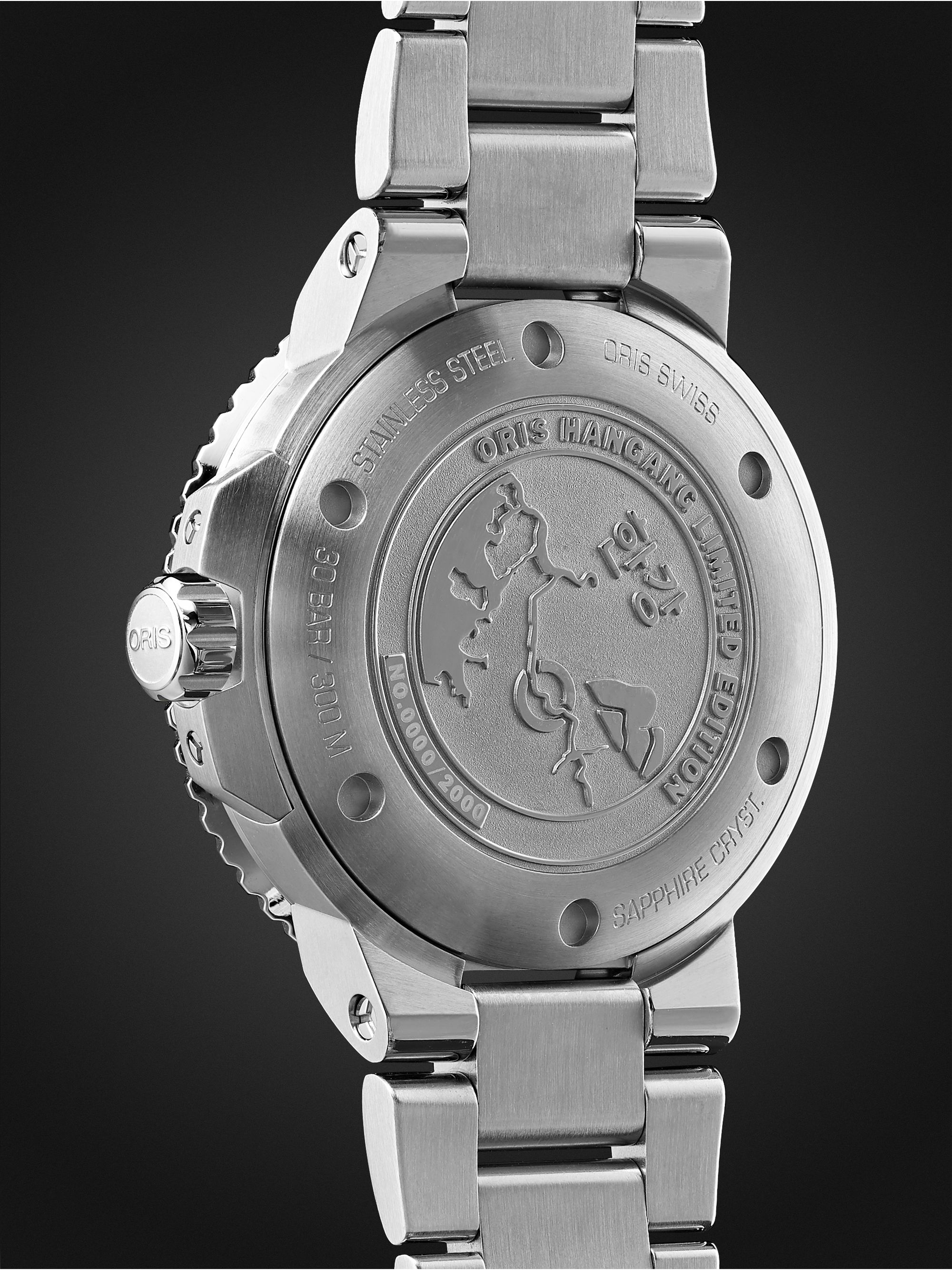 ORIS Hangang Limited Edition Automatic 43.5mm Stainless Steel Watch, Ref. No. 743 7734 4187-Set