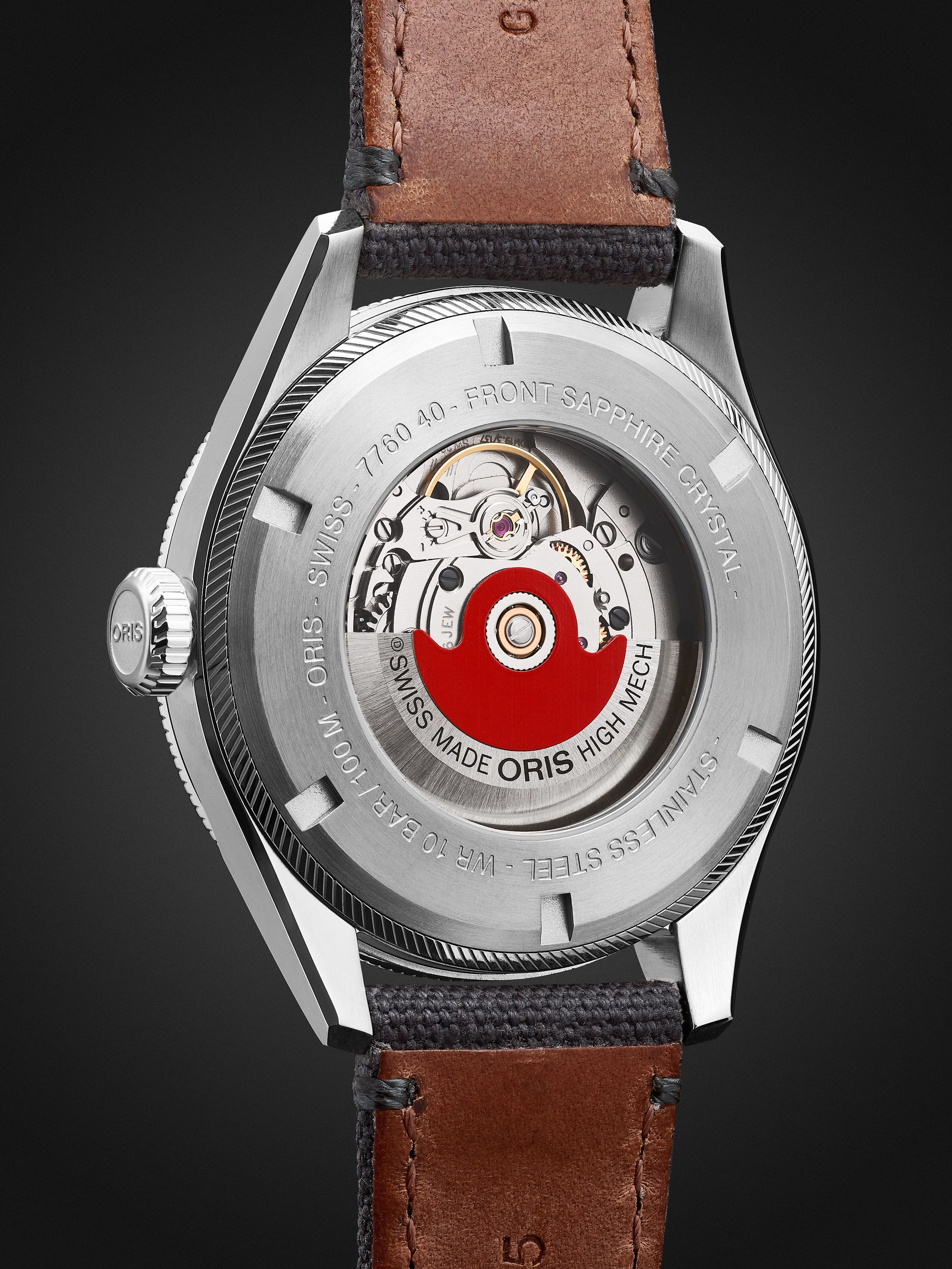 ORIS Big Crown ProPilot Big Day Date Automatic 44mm Stainless Steel and Canvas Watch, Ref. No. 01 752 7760 4065-07 3 22 05LC