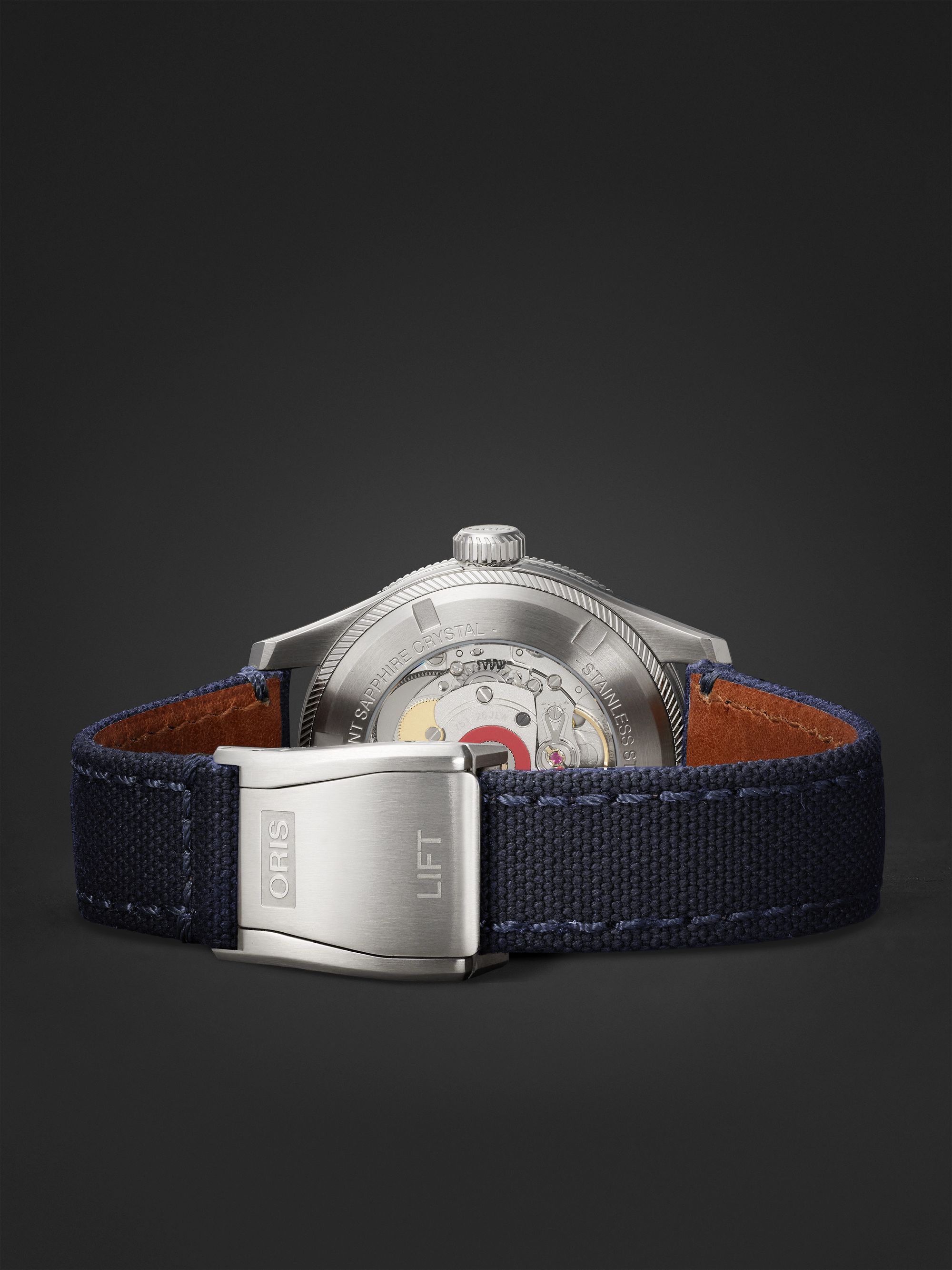 ORIS Big Crown ProPilot Big Date Automatic 41mm Stainless Steel and Canvas Watch, Ref. No. 01 751 7761 4065-07 3 20 05LC