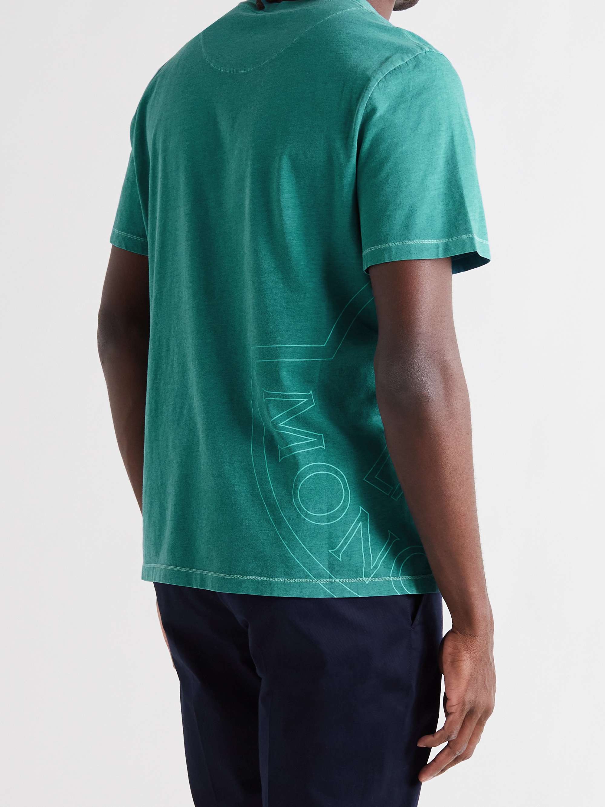 MONCLER Logo-Print Cotton-Jersey T-Shirt