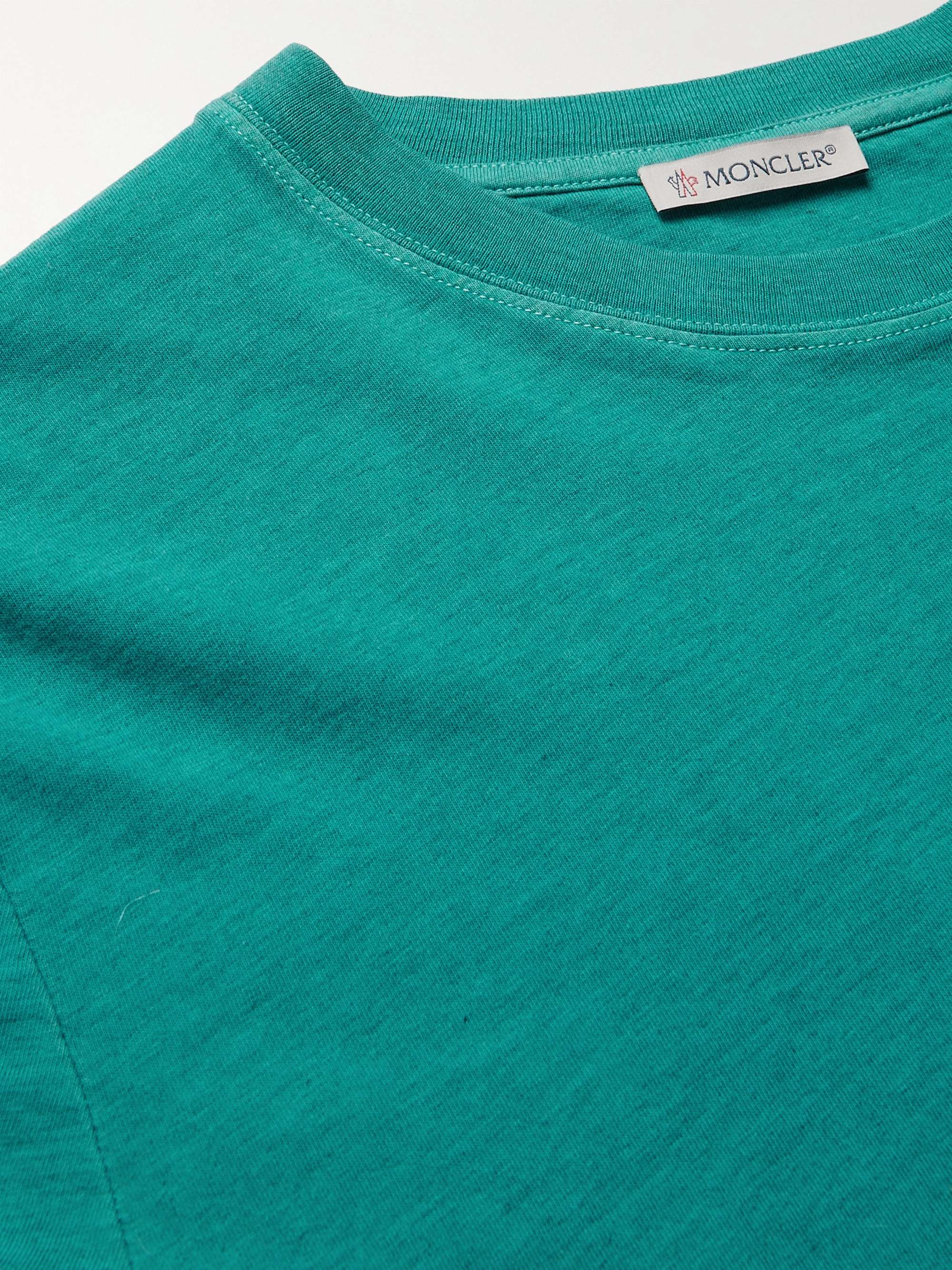 MONCLER Logo-Print Cotton-Jersey T-Shirt