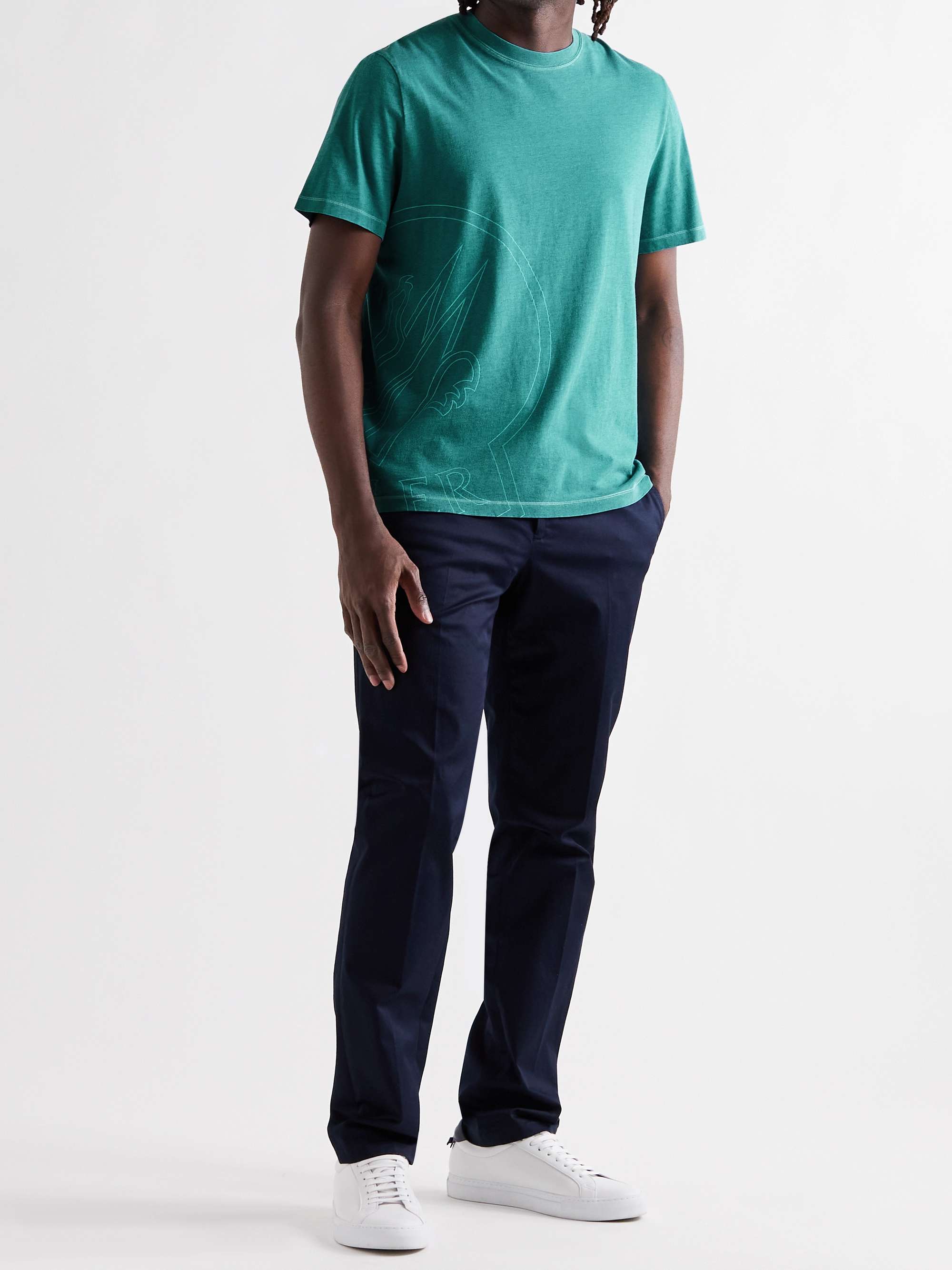 MONCLER Logo-Print Cotton-Jersey T-Shirt
