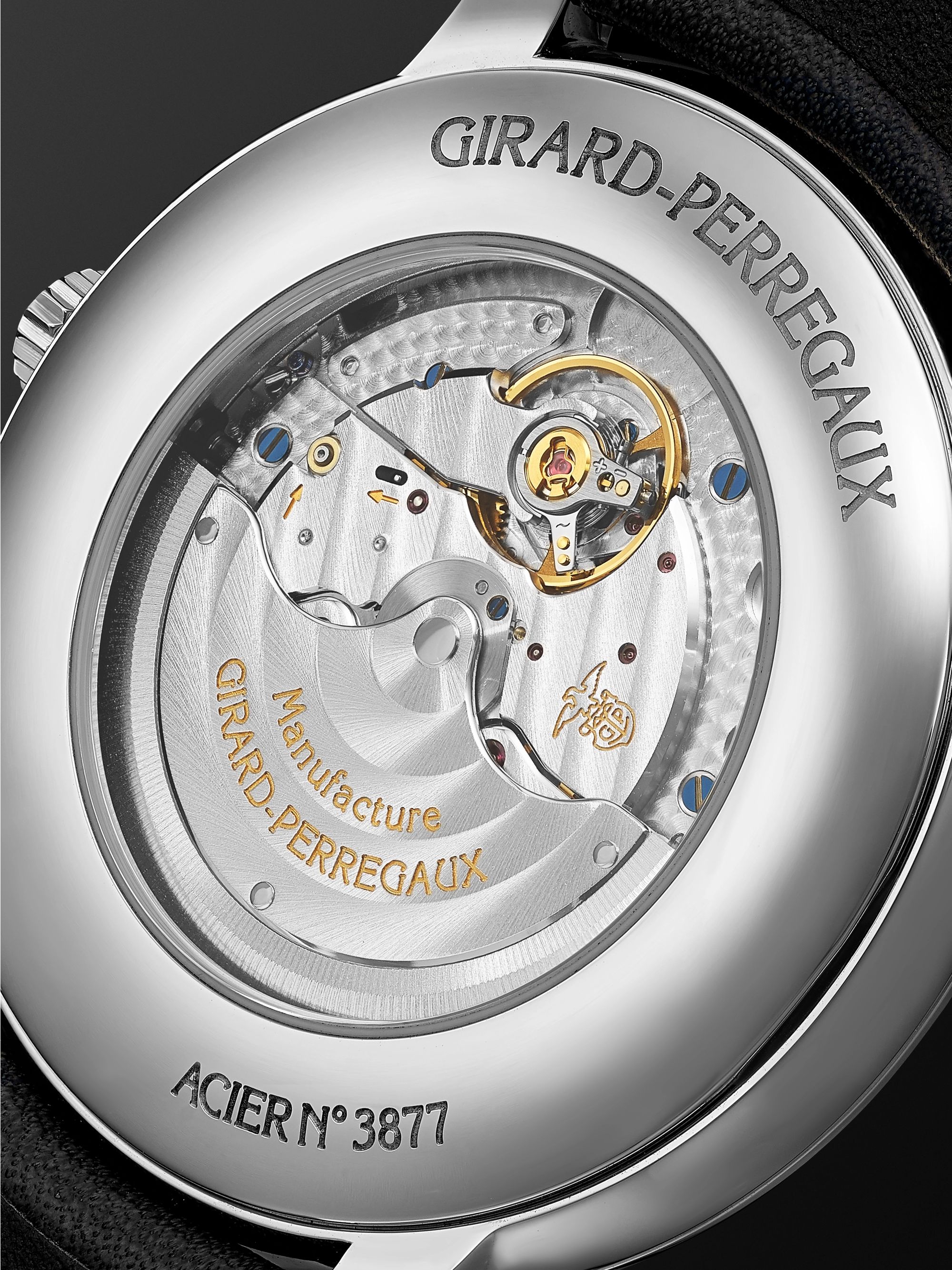 GIRARD-PERREGAUX 1966 Automatic 40mm Stainless Steel and Leather Watch