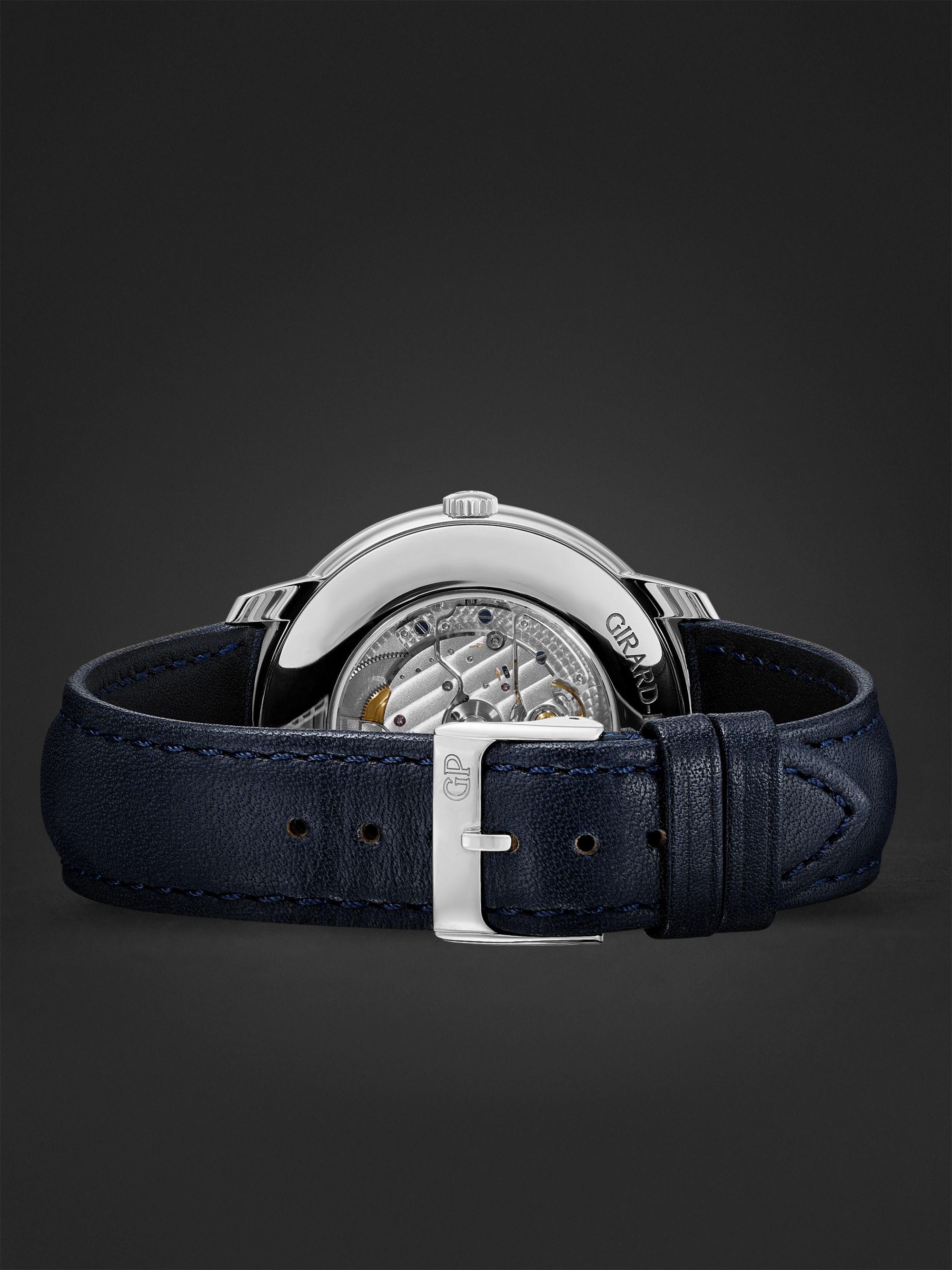 GIRARD-PERREGAUX 1966 Automatic 40mm Stainless Steel and Leather Watch