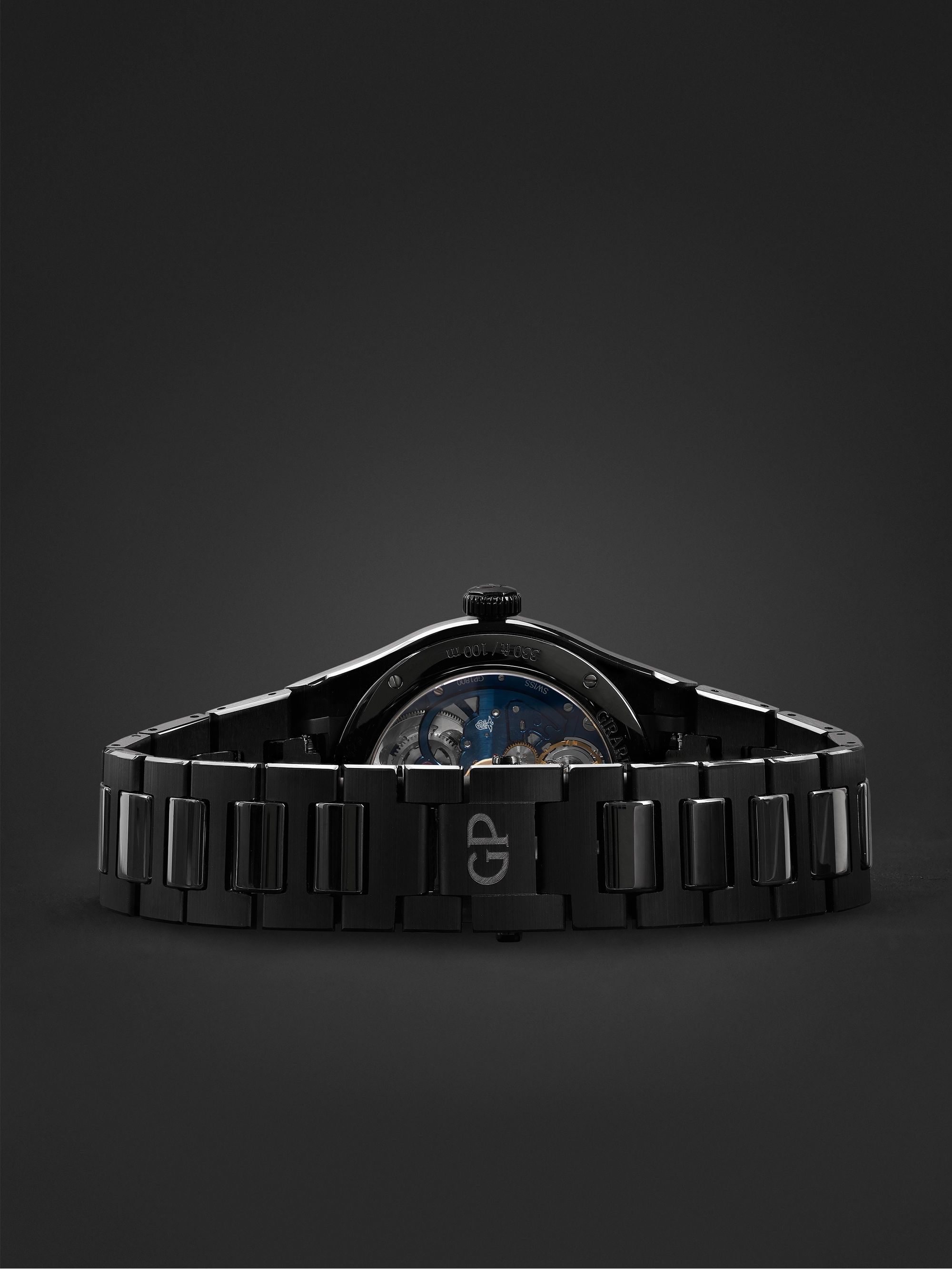 GIRARD-PERREGAUX Laureato Skeleton Automatic 42mm Ceramic Watch, Ref. No. 81015-21-001-32A