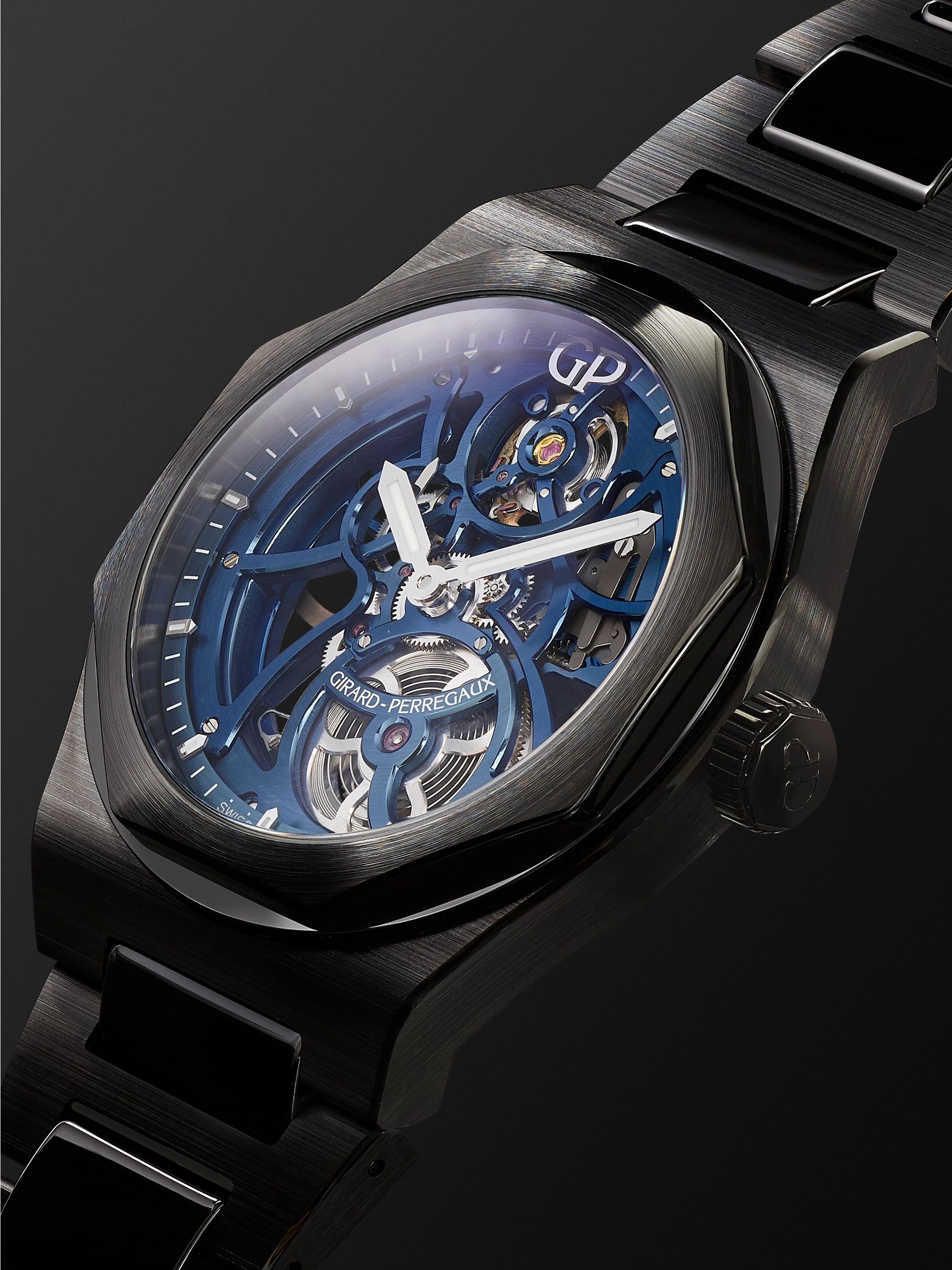 GIRARD-PERREGAUX Laureato Skeleton Automatic 42mm Ceramic Watch, Ref. No. 81015-21-001-32A