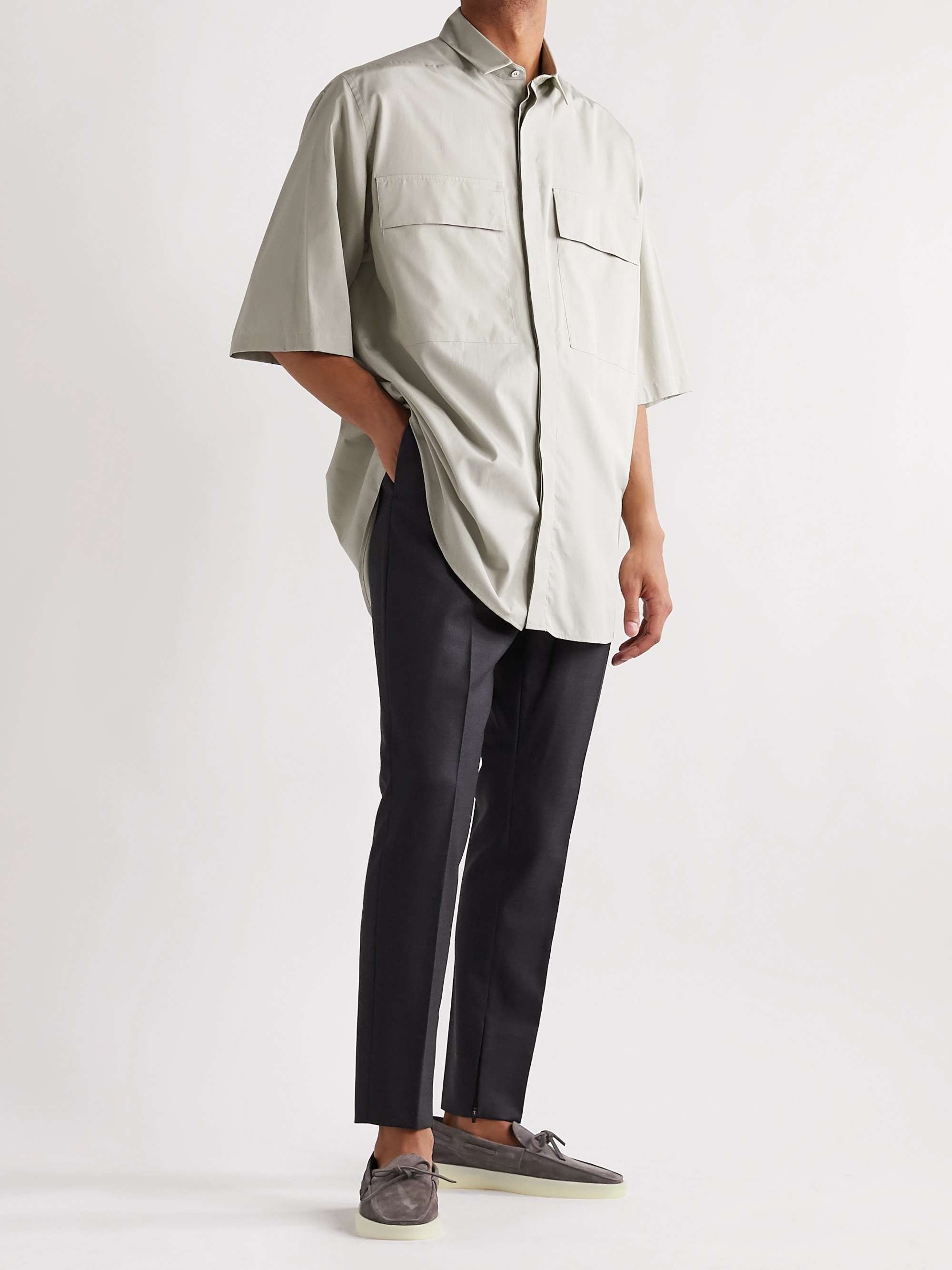 FEAR OF GOD FOR ERMENEGILDO ZEGNA Suede Boat Shoes
