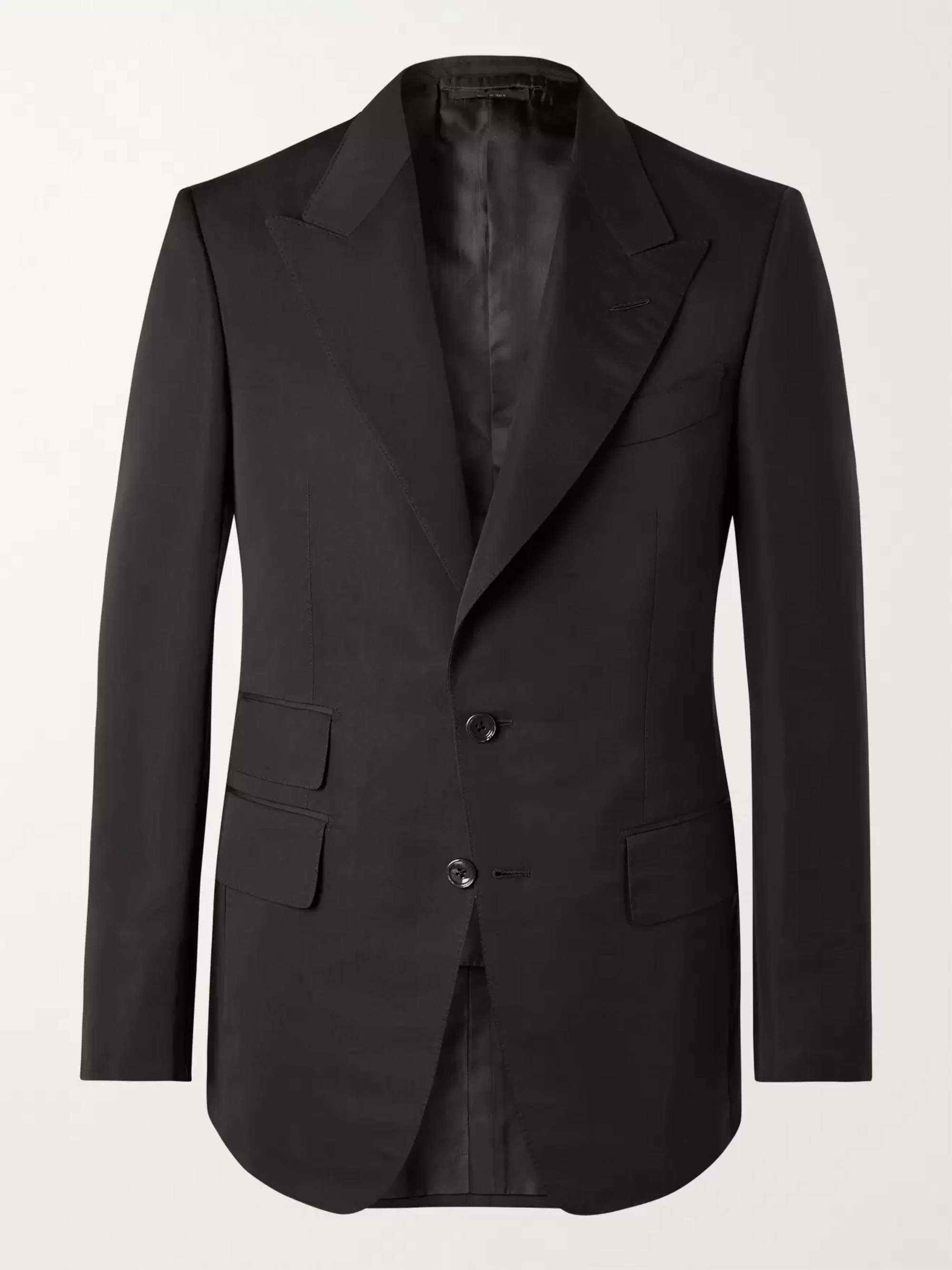 TOM FORD Shelton Slim-Fit Cotton and Silk-Blend Suit Jacket | MR PORTER