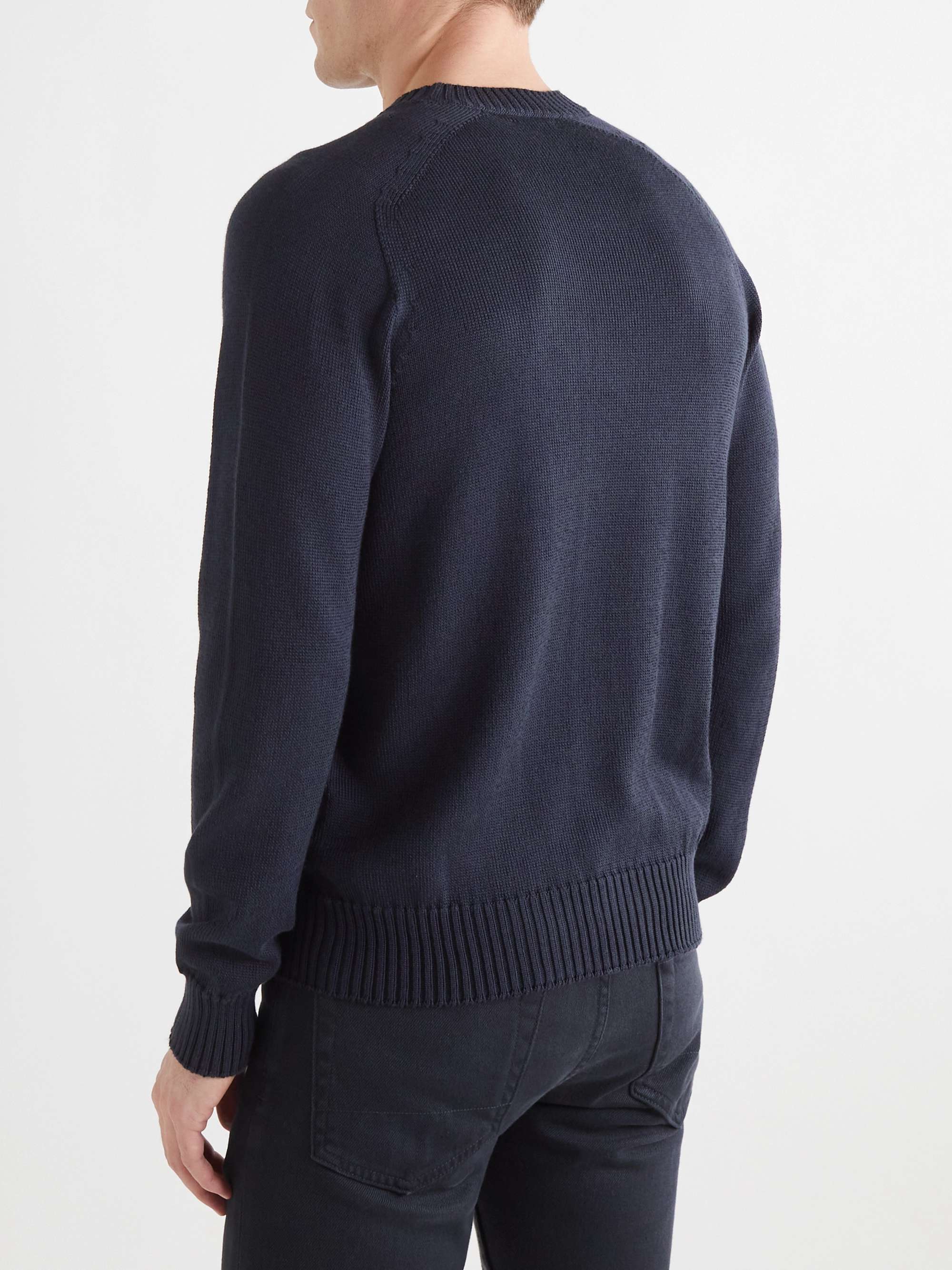 TOM FORD Cotton and Silk-Blend Sweater