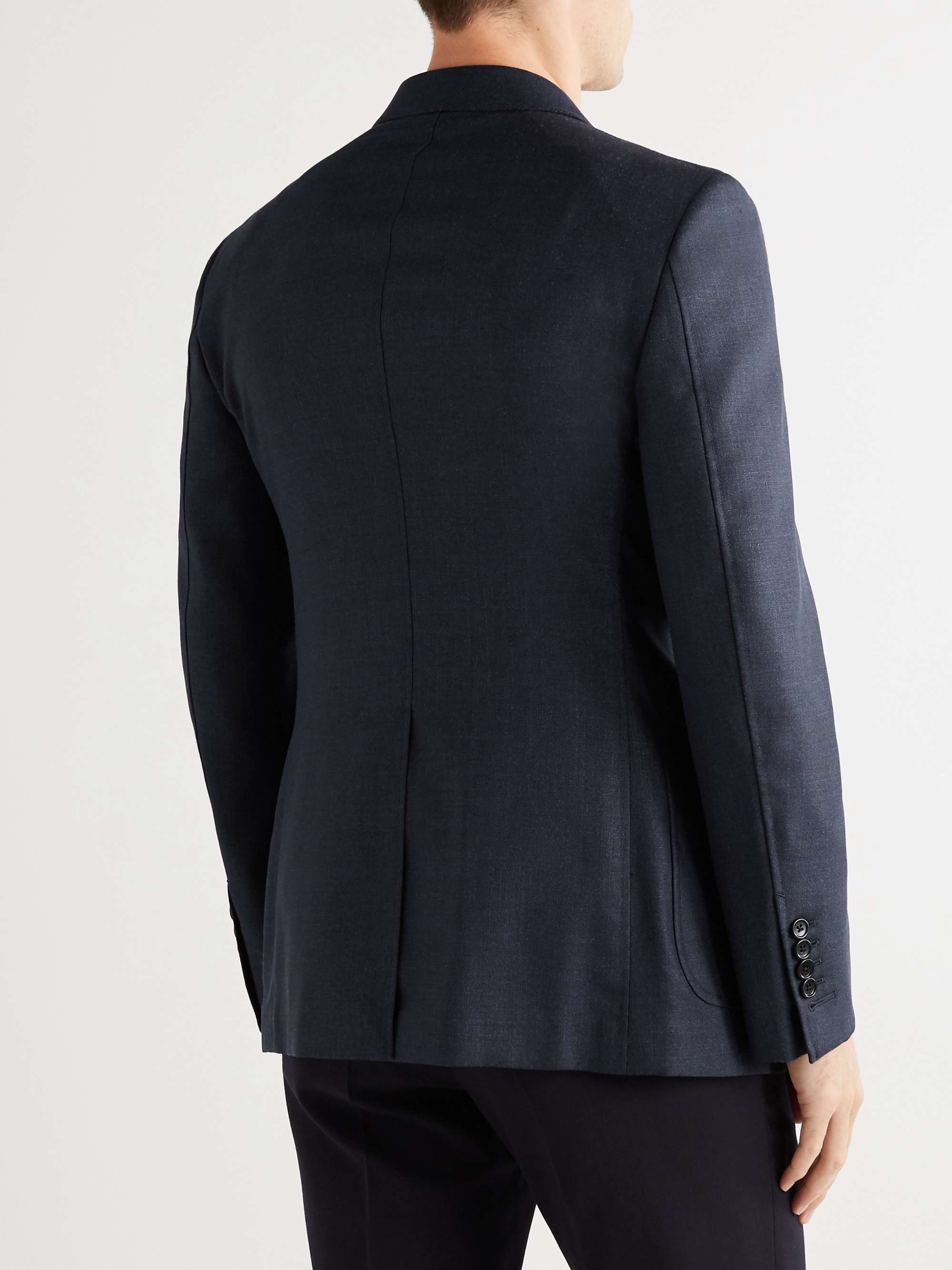 TOM FORD O'Connor Unstructured Wool and Silk-Blend Hopsack Blazer