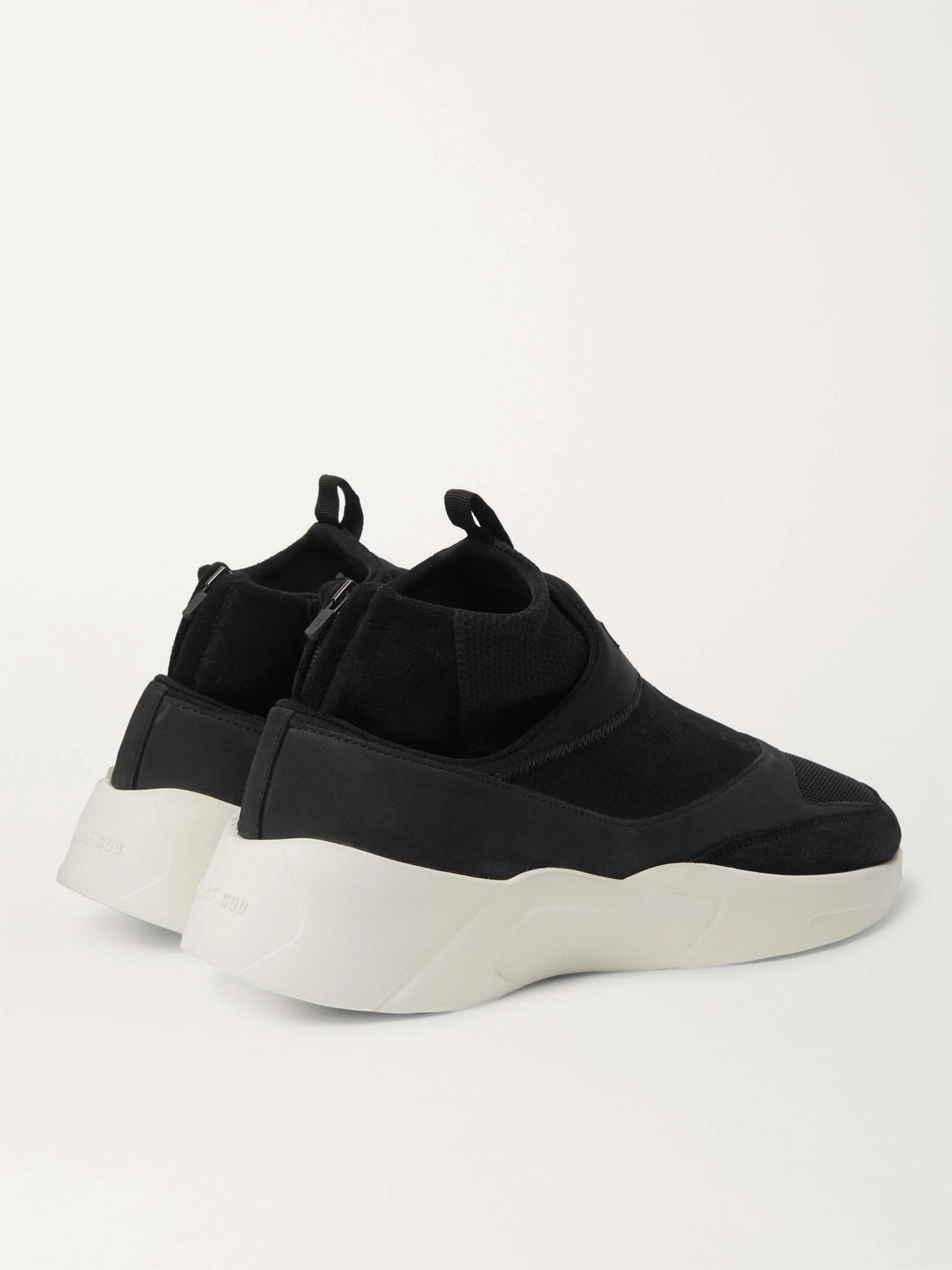 FEAR OF GOD ESSENTIALS Suede, Mesh and Neoprene Sneakers