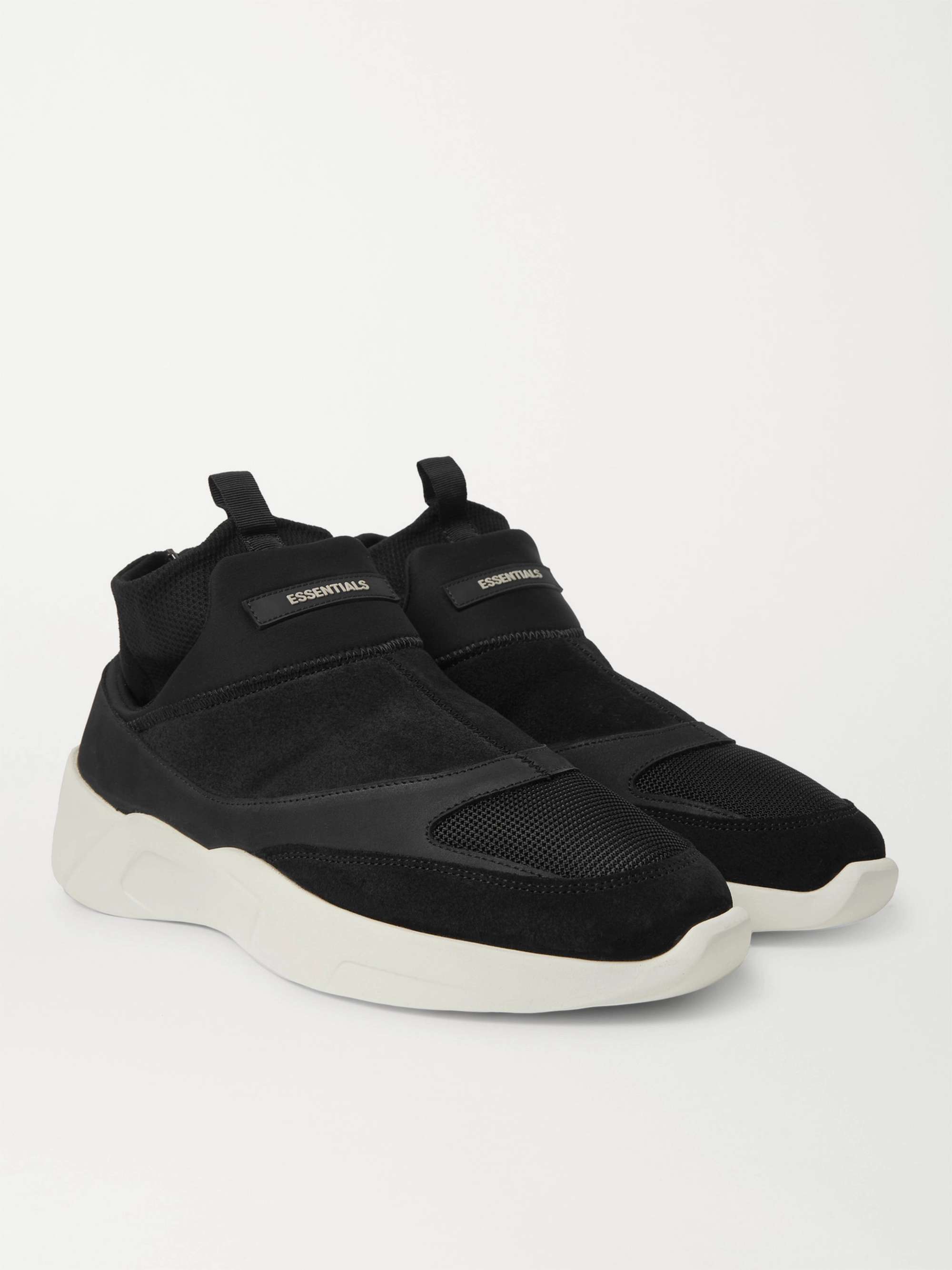 FEAR OF GOD ESSENTIALS Suede, Mesh and Neoprene Sneakers