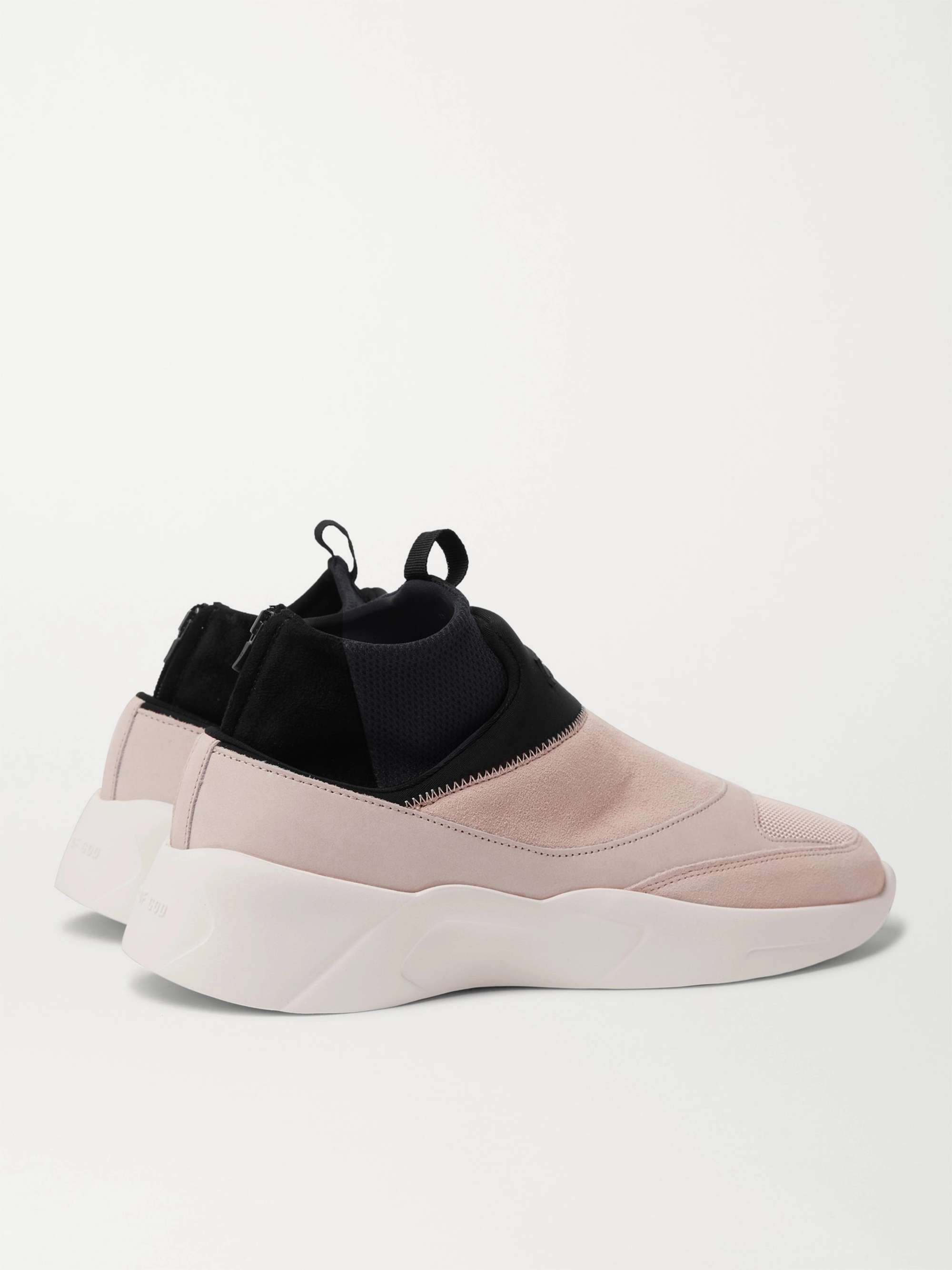 FEAR OF GOD ESSENTIALS Suede, Mesh and Neoprene Sneakers