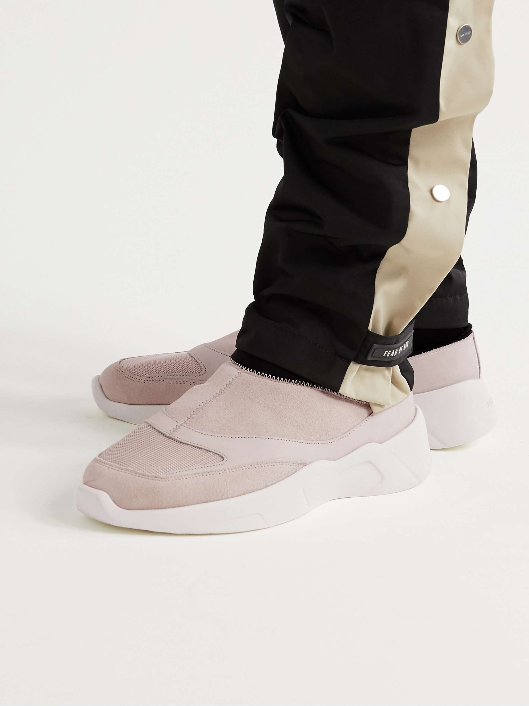 FEAR OF GOD ESSENTIALS Suede, Mesh and Neoprene Sneakers