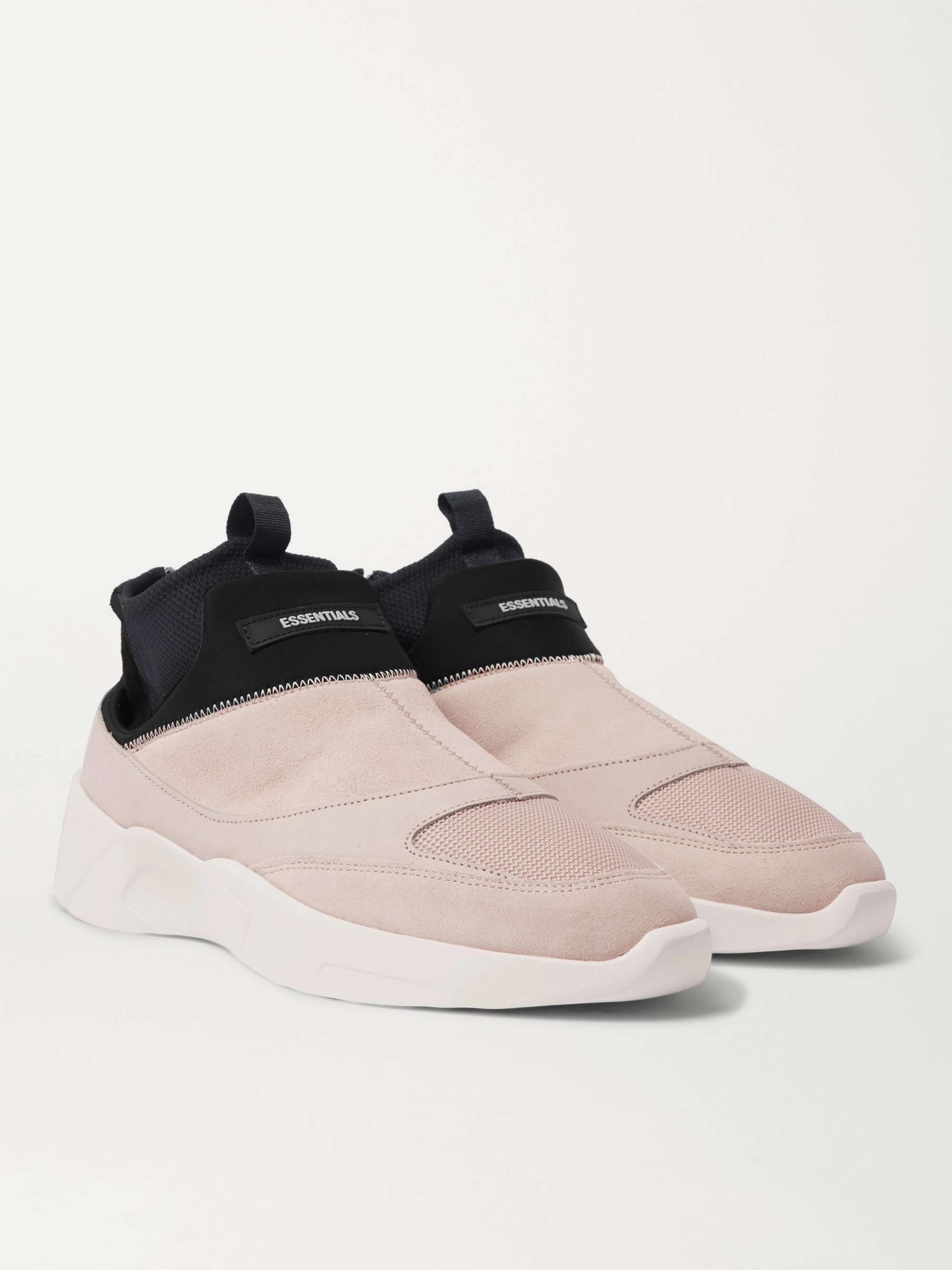 FEAR OF GOD ESSENTIALS Suede, Mesh and Neoprene Sneakers