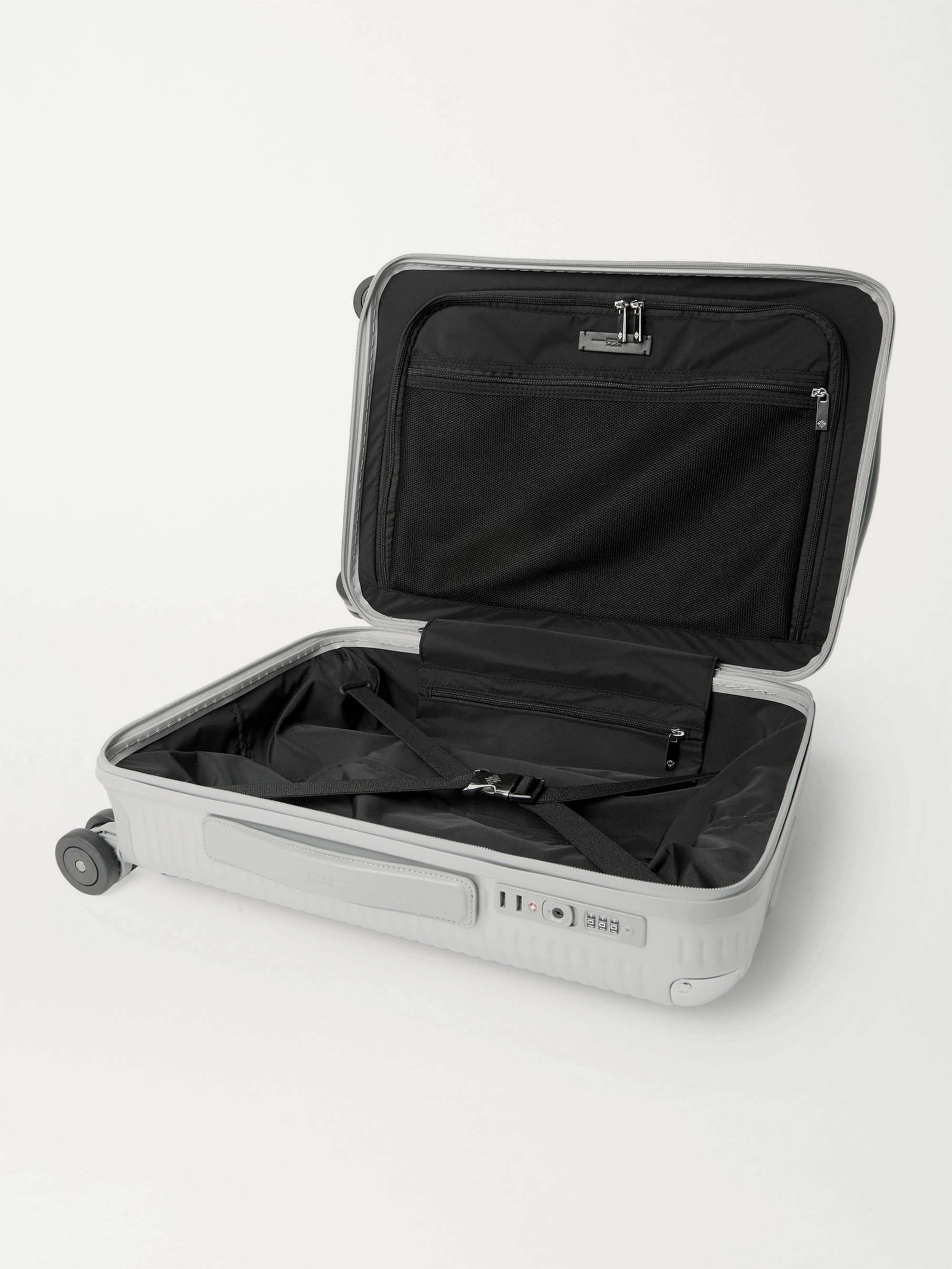 FPM MILANO Bank Spinner 55cm Leather-Trimmed Polycarbonate Carry-On Suitcase
