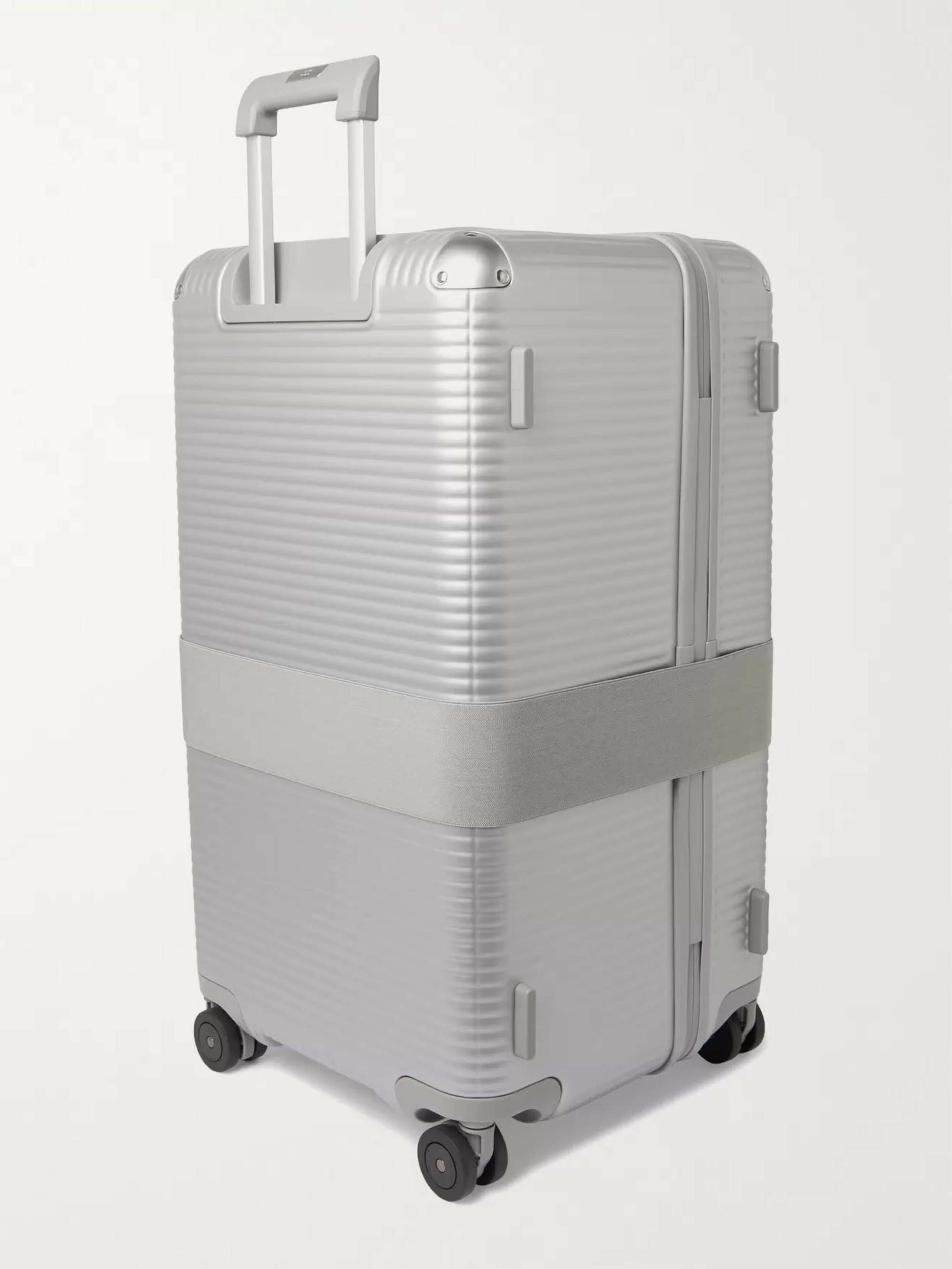 FPM MILANO Bank 93cm Leather-Trimmed Polycarbonate Suitcase