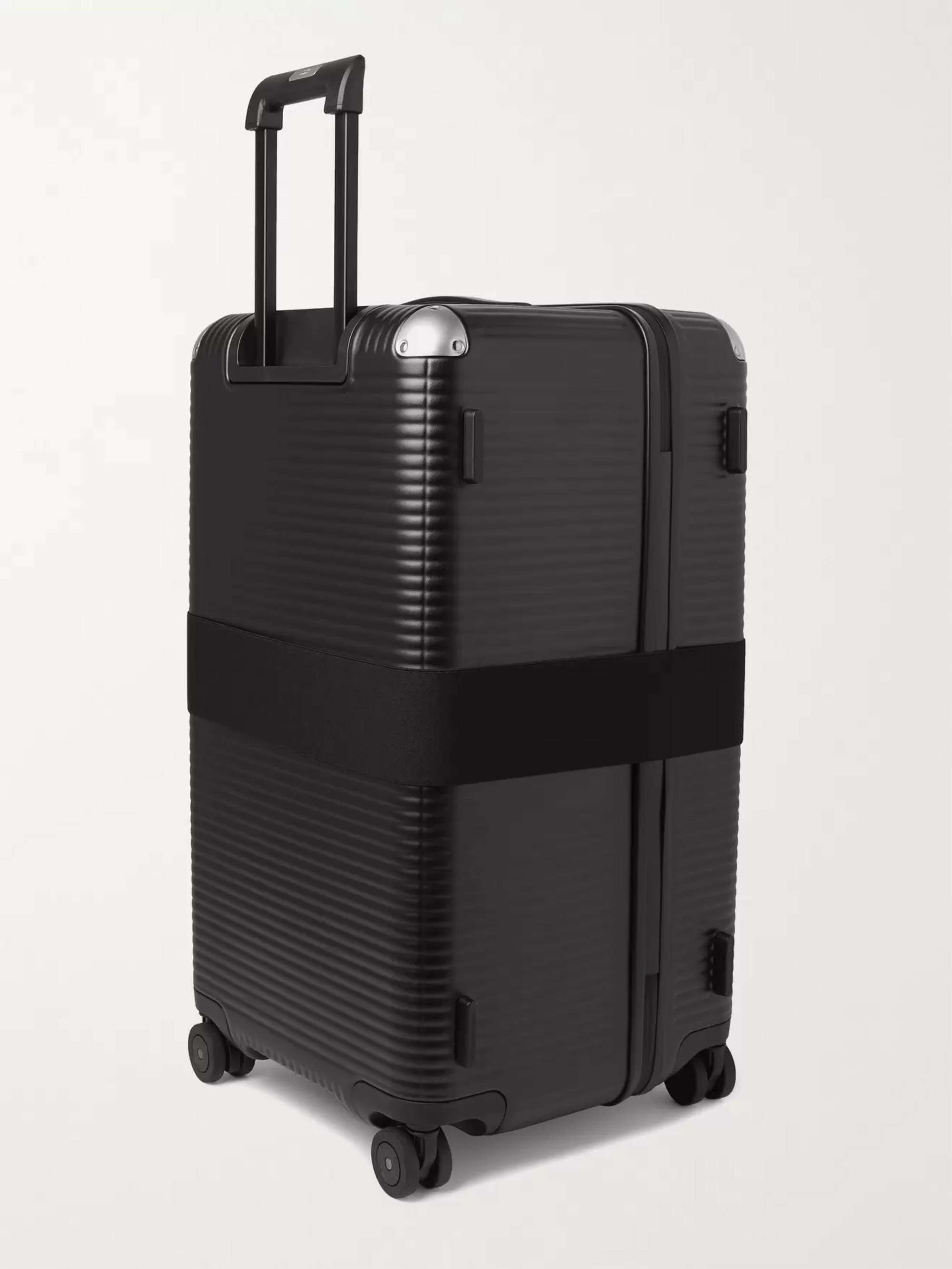 FPM MILANO Bank 93cm Leather-Trimmed Polycarbonate Suitcase