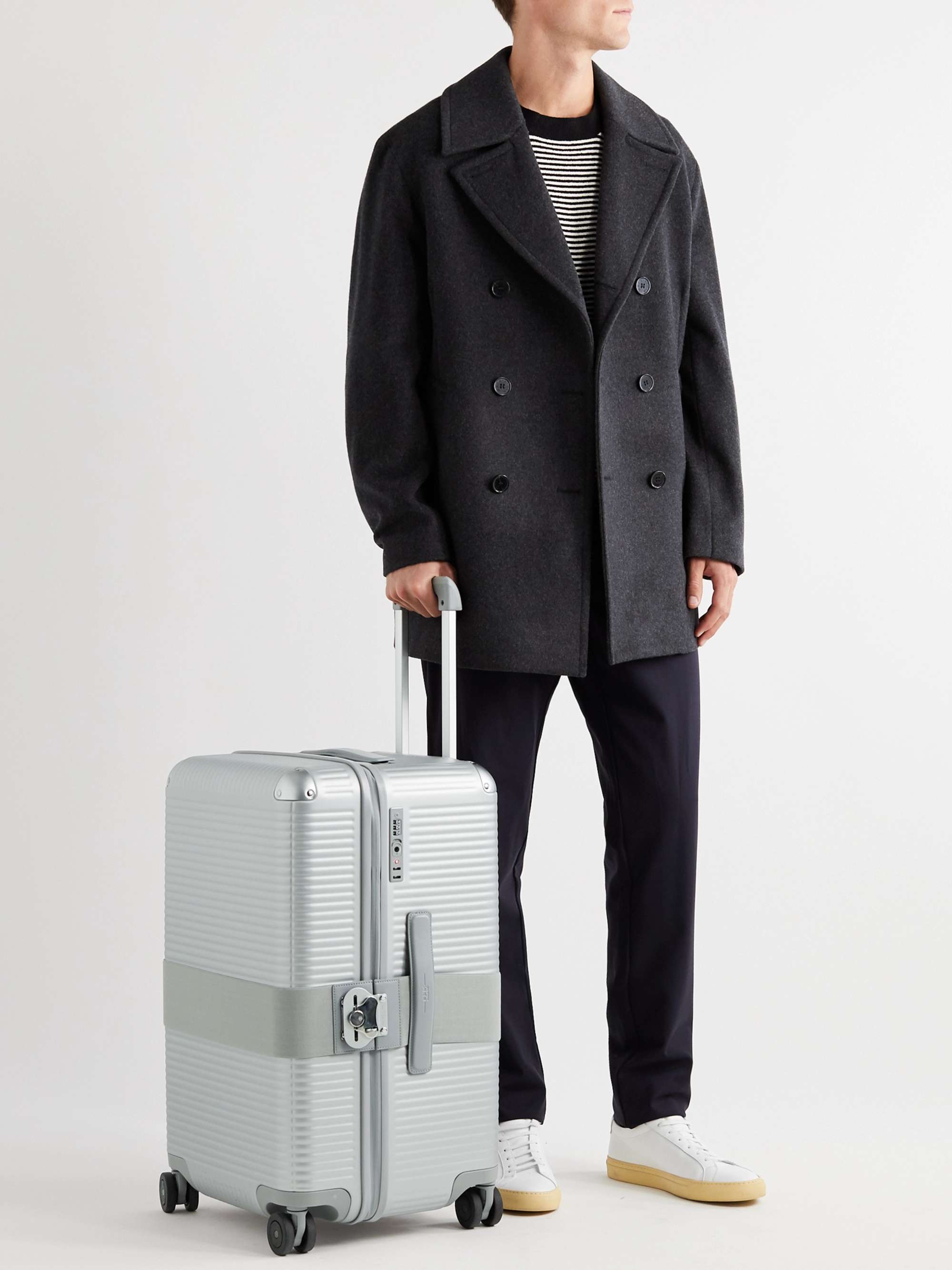 FPM MILANO + Marc Sadler Bank 60cm Leather-Trimmed Polycarbonate Suitcase