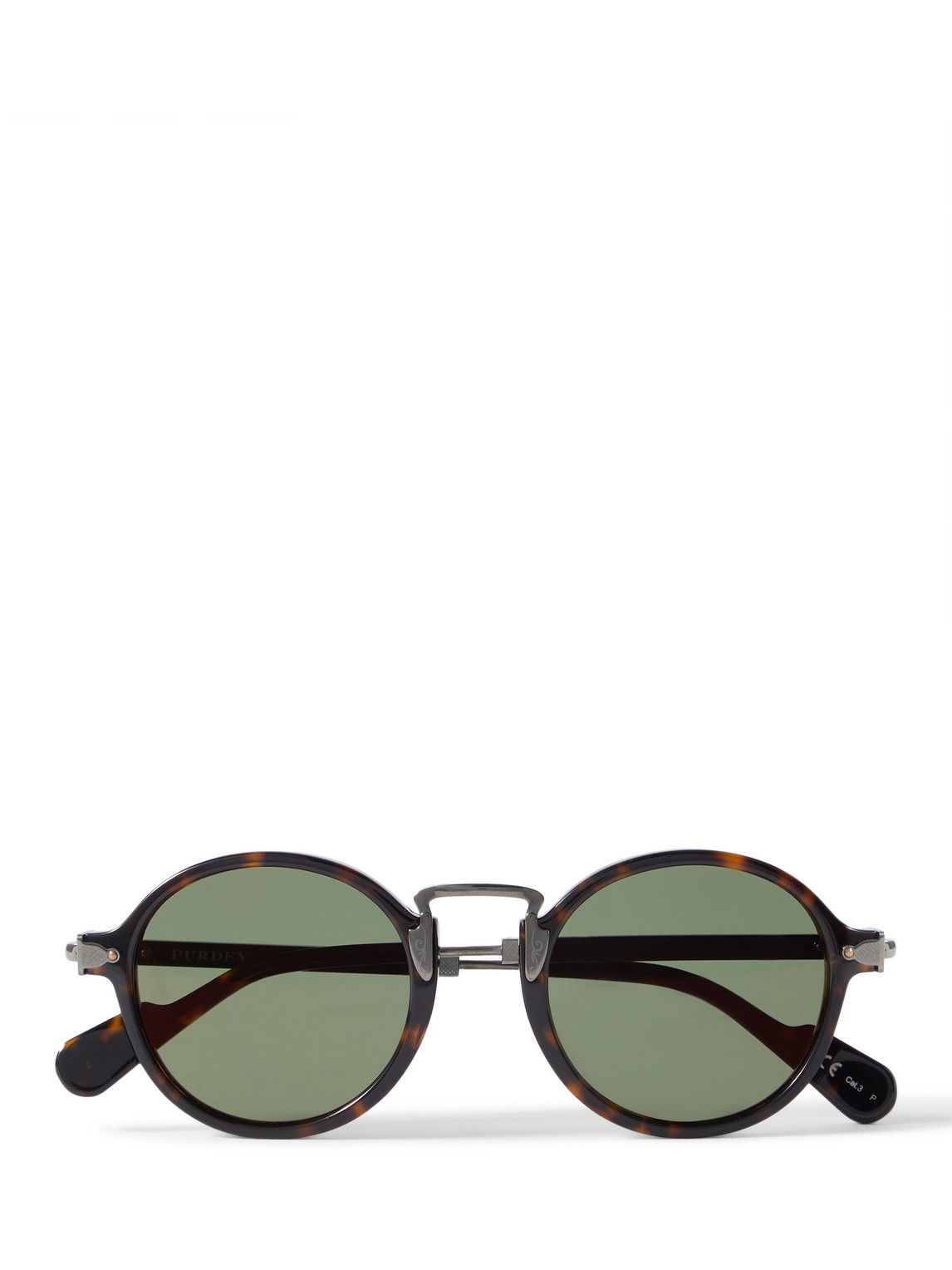 Purdey The Keeper Round-frame Tortoiseshell Acetate Polarised Sunglasses