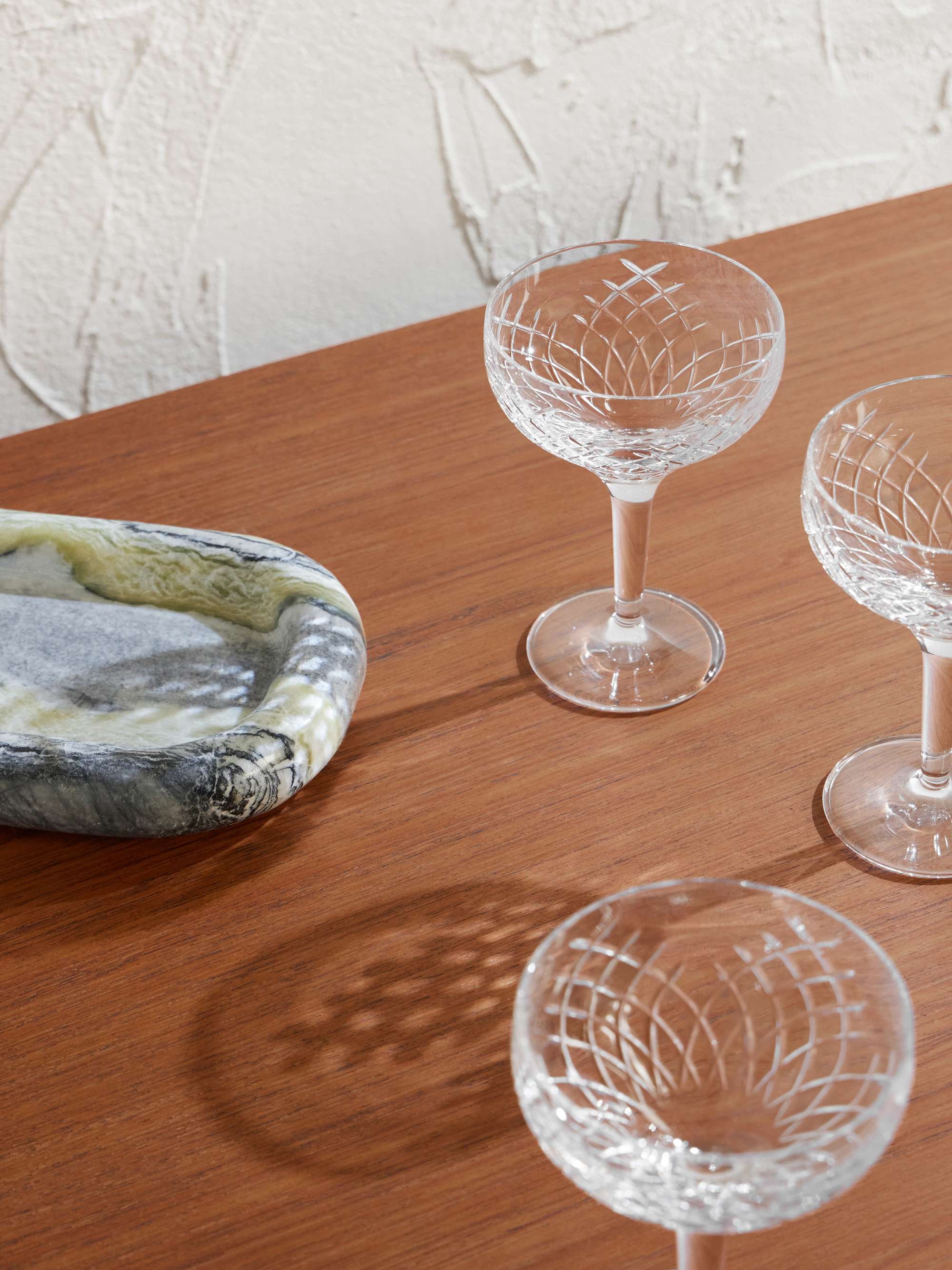 SOHO HOME Barwell Set of Four Crystal Coupe Glasses