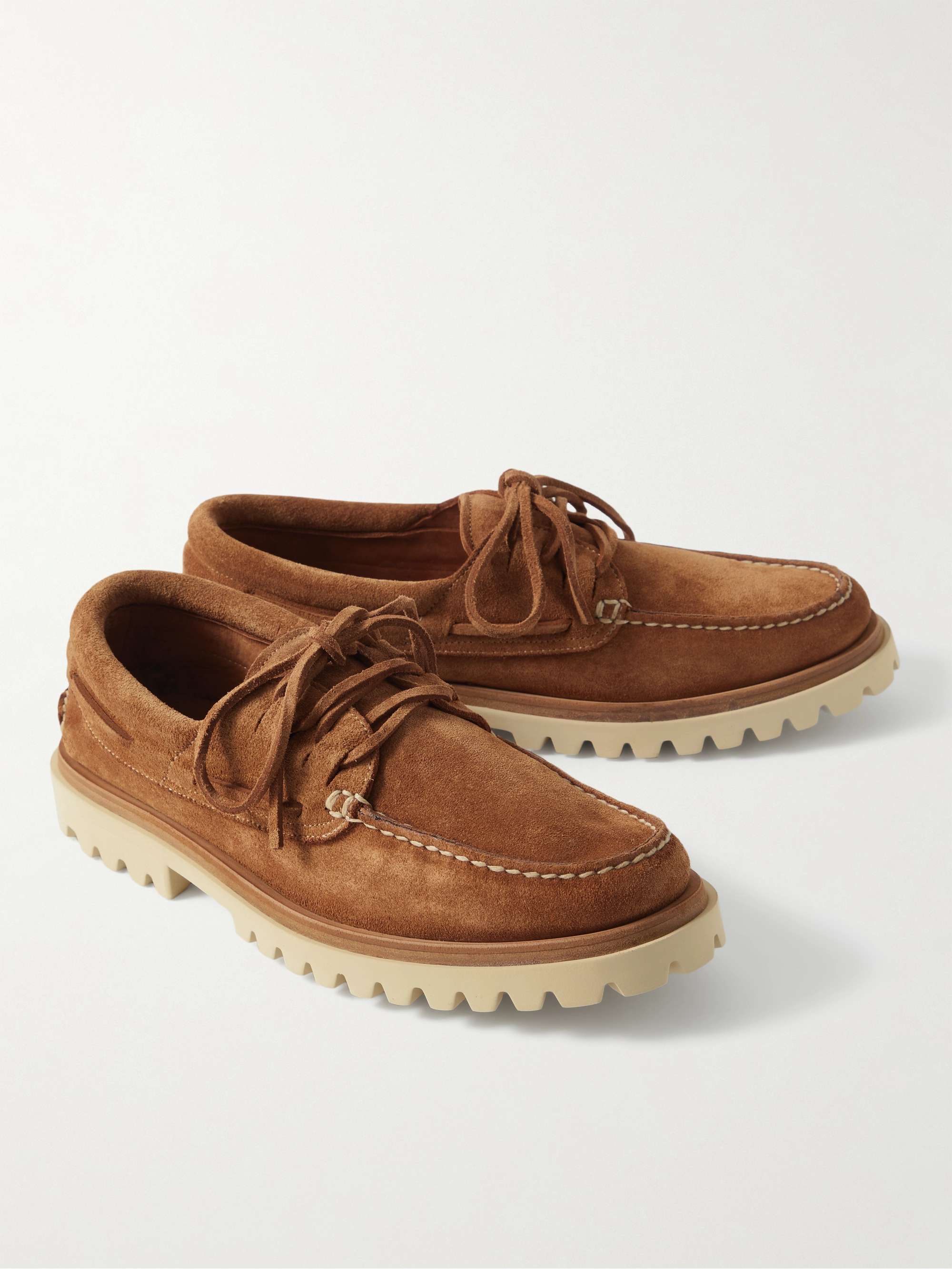 OFFICINE CREATIVE Heritage Suede Boat Shoes