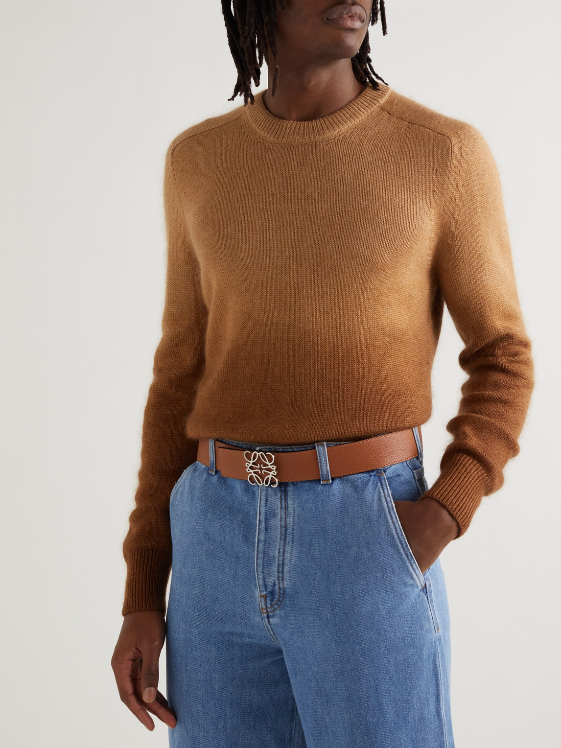 LOEWE 4CM REVERSIBLE LEATHER BELT