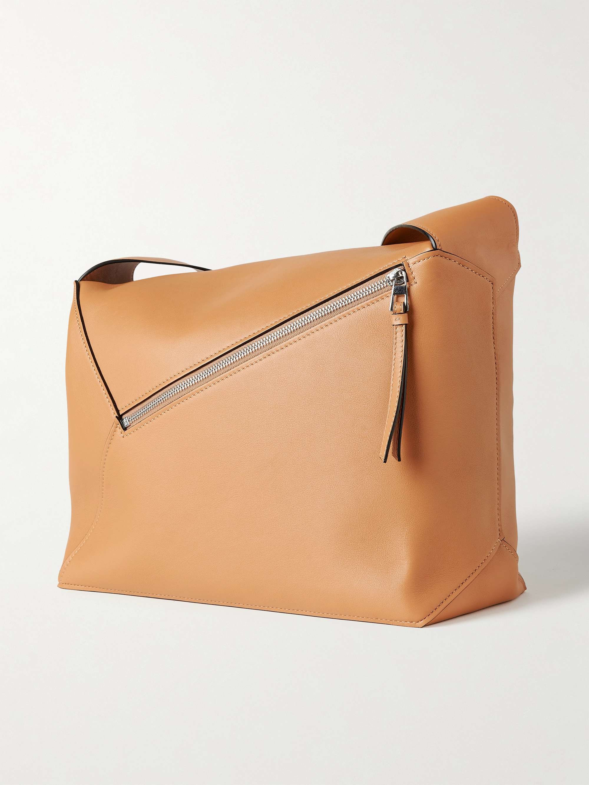 Small Puzzle bag in soft grained calfskin Dark Butter - LOEWE