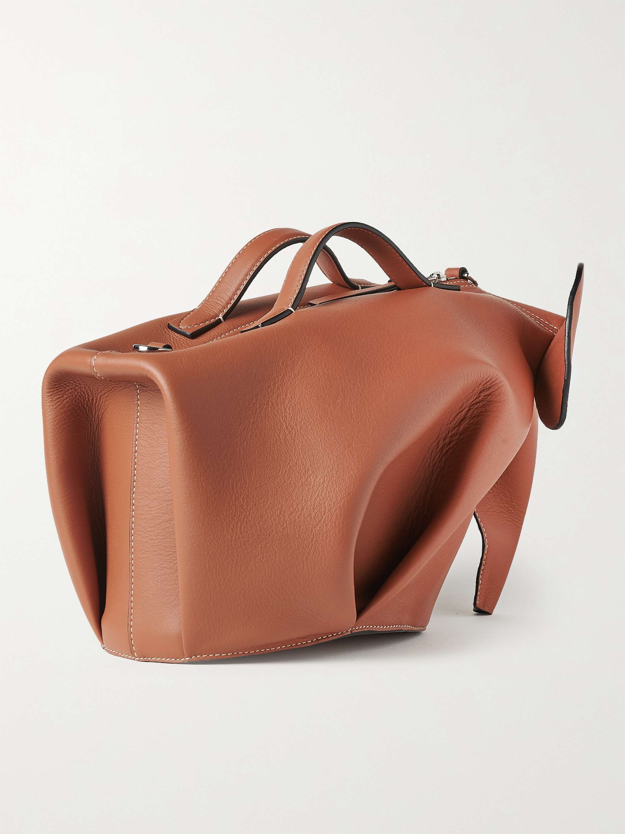 LOEWE Elephant Leather Messenger Bag