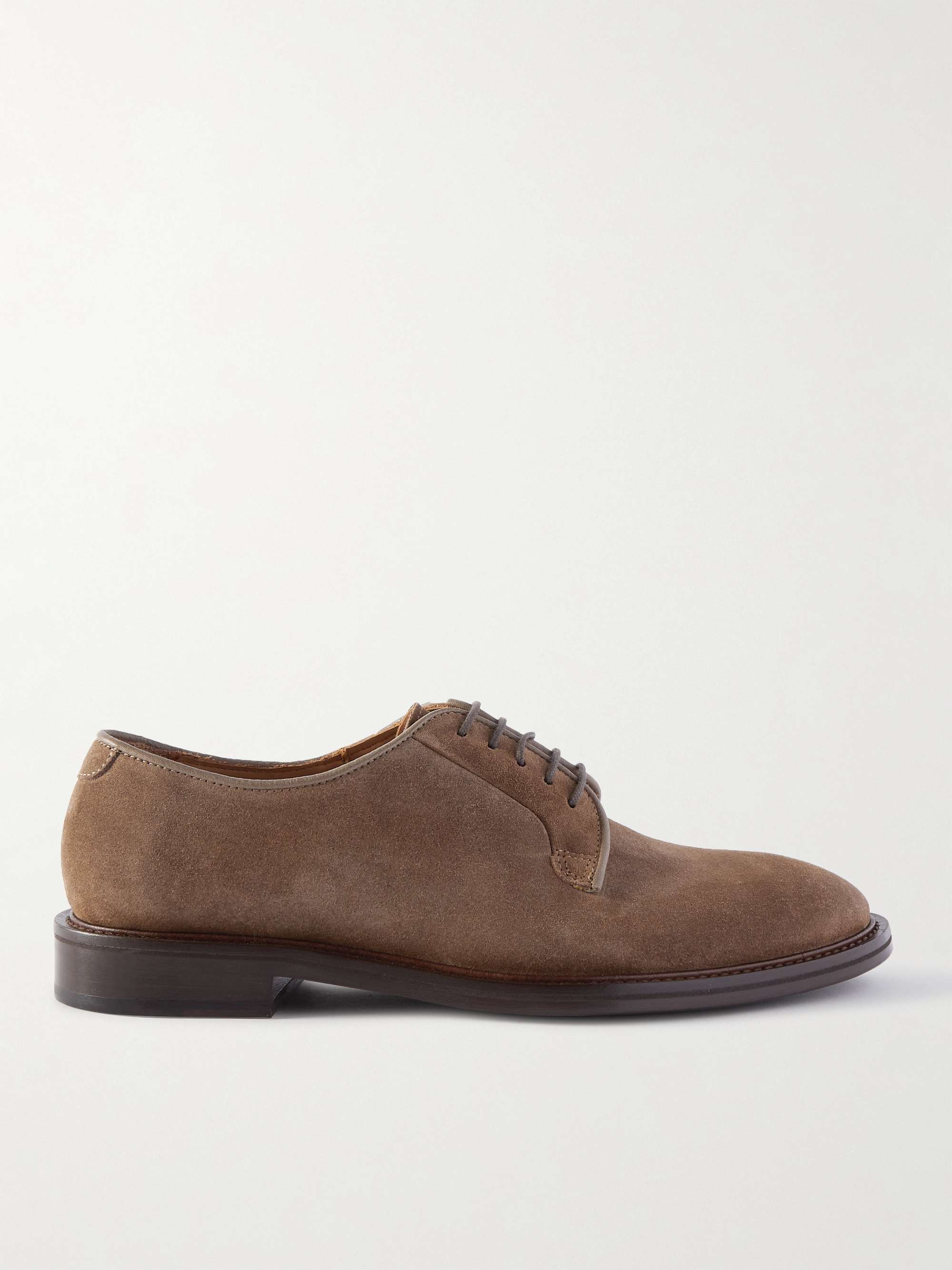 MR P. Lucien Suede Derby Shoes for Men | MR PORTER