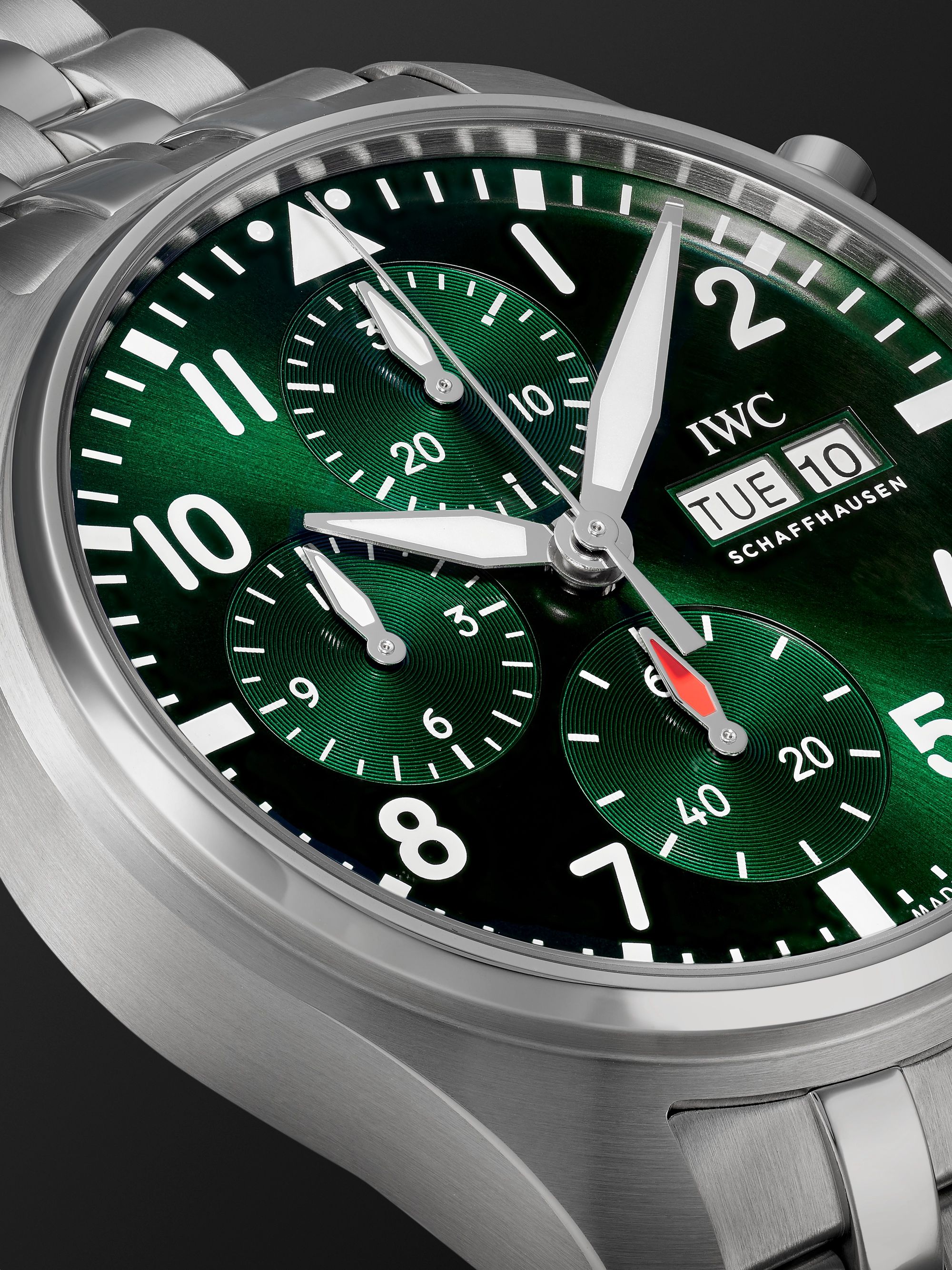 IWC SCHAFFHAUSEN Pilot's Automatic Chronograph 41mm Stainless Steel Watch, Ref. No. IW388104