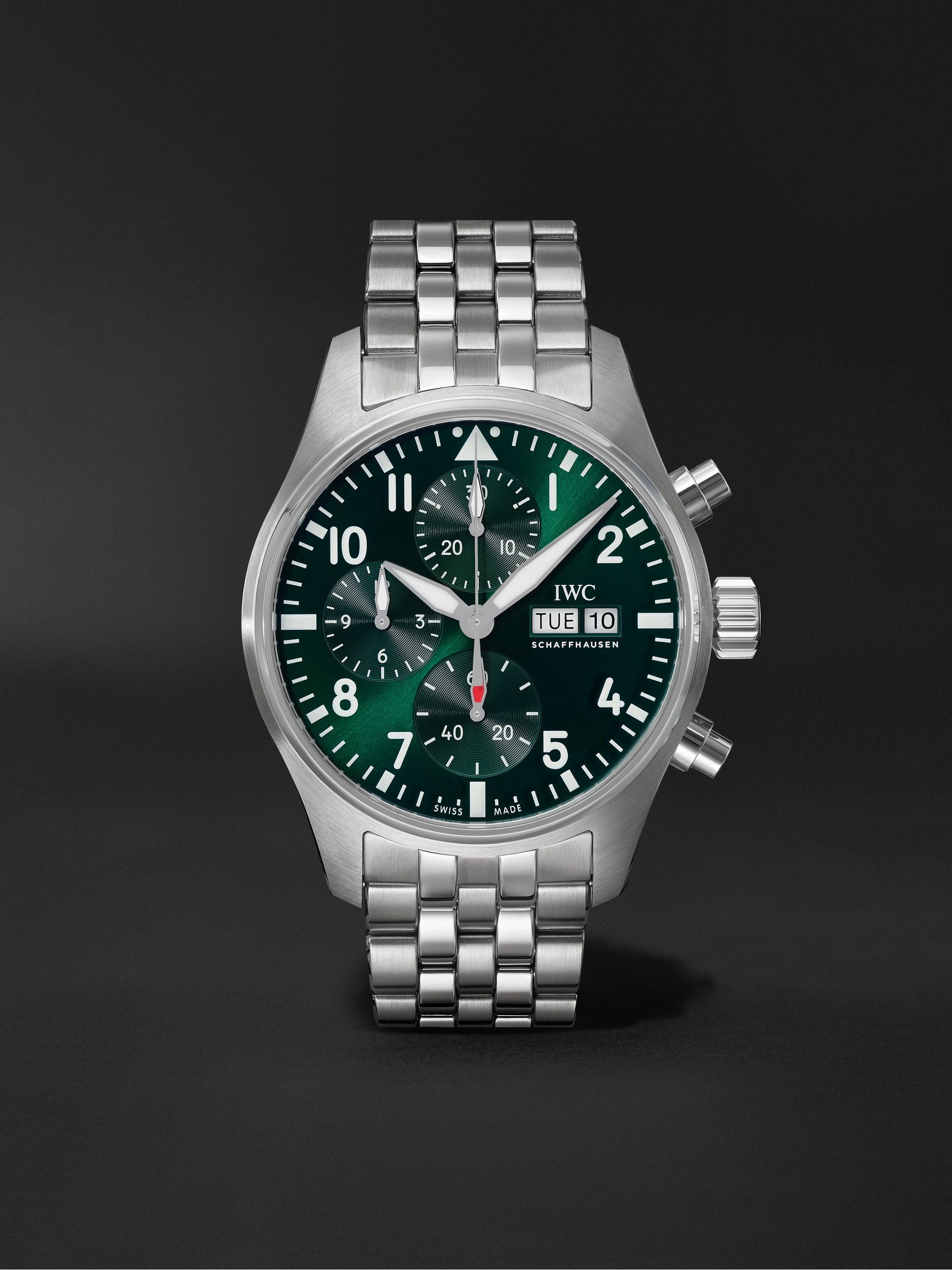 IWC SCHAFFHAUSEN Pilot's Automatic Chronograph 41mm Stainless Steel Watch, Ref. No. IW388104