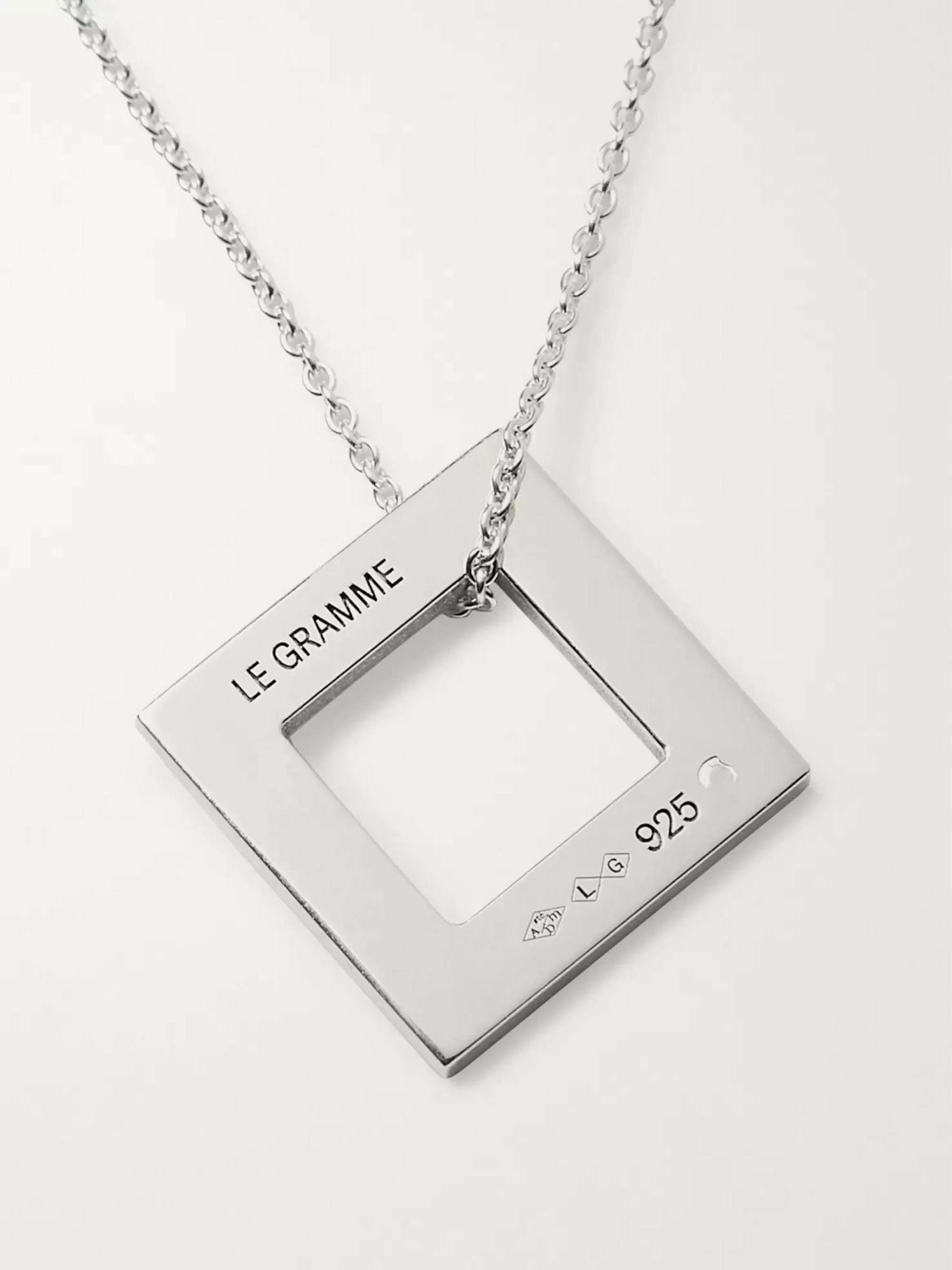 LE GRAMME Le 2.9 Sterling Silver Necklace