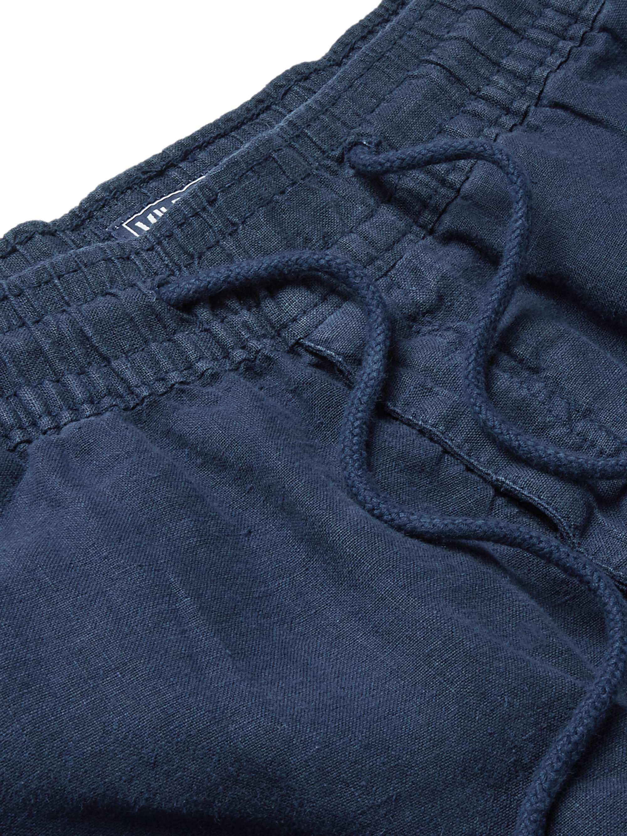 VILEBREQUIN Baie Linen Drawstring Cargo Shorts