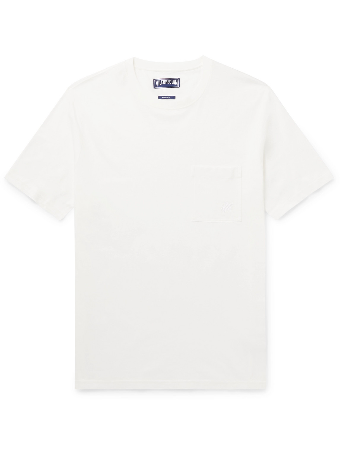 Shop Vilebrequin Titus Cotton-jersey T-shirt In White