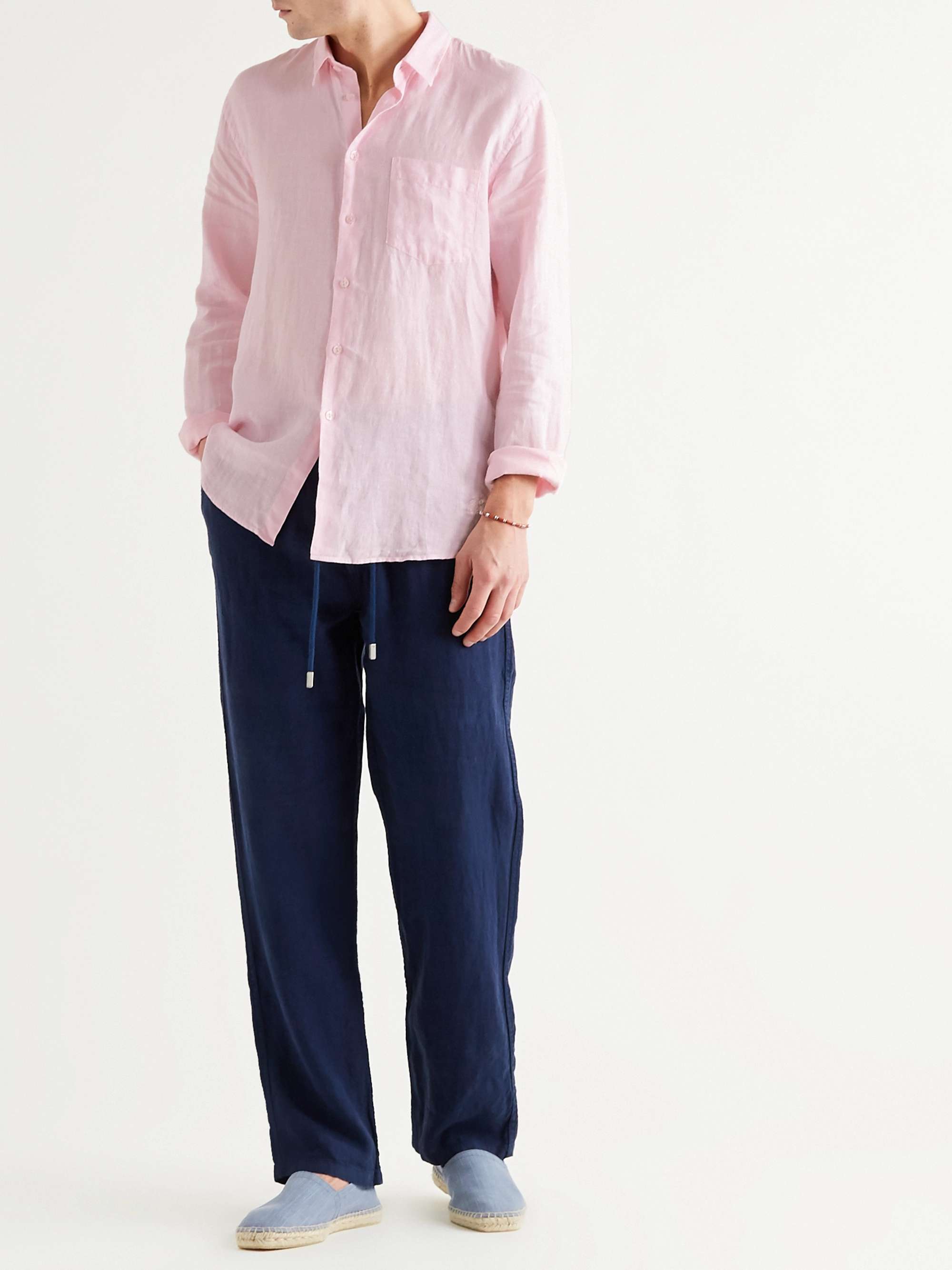 VILEBREQUIN Caroubis Linen Shirt
