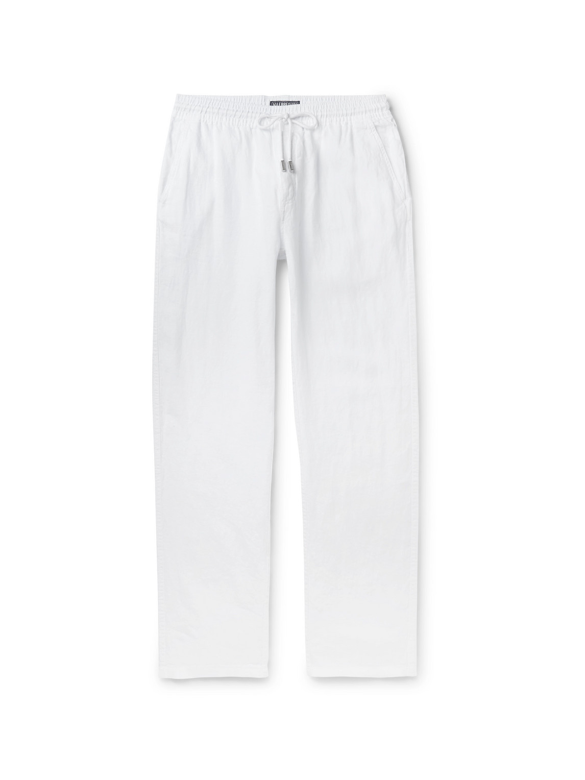 Pacha Wide-Leg Linen Drawstring Trousers