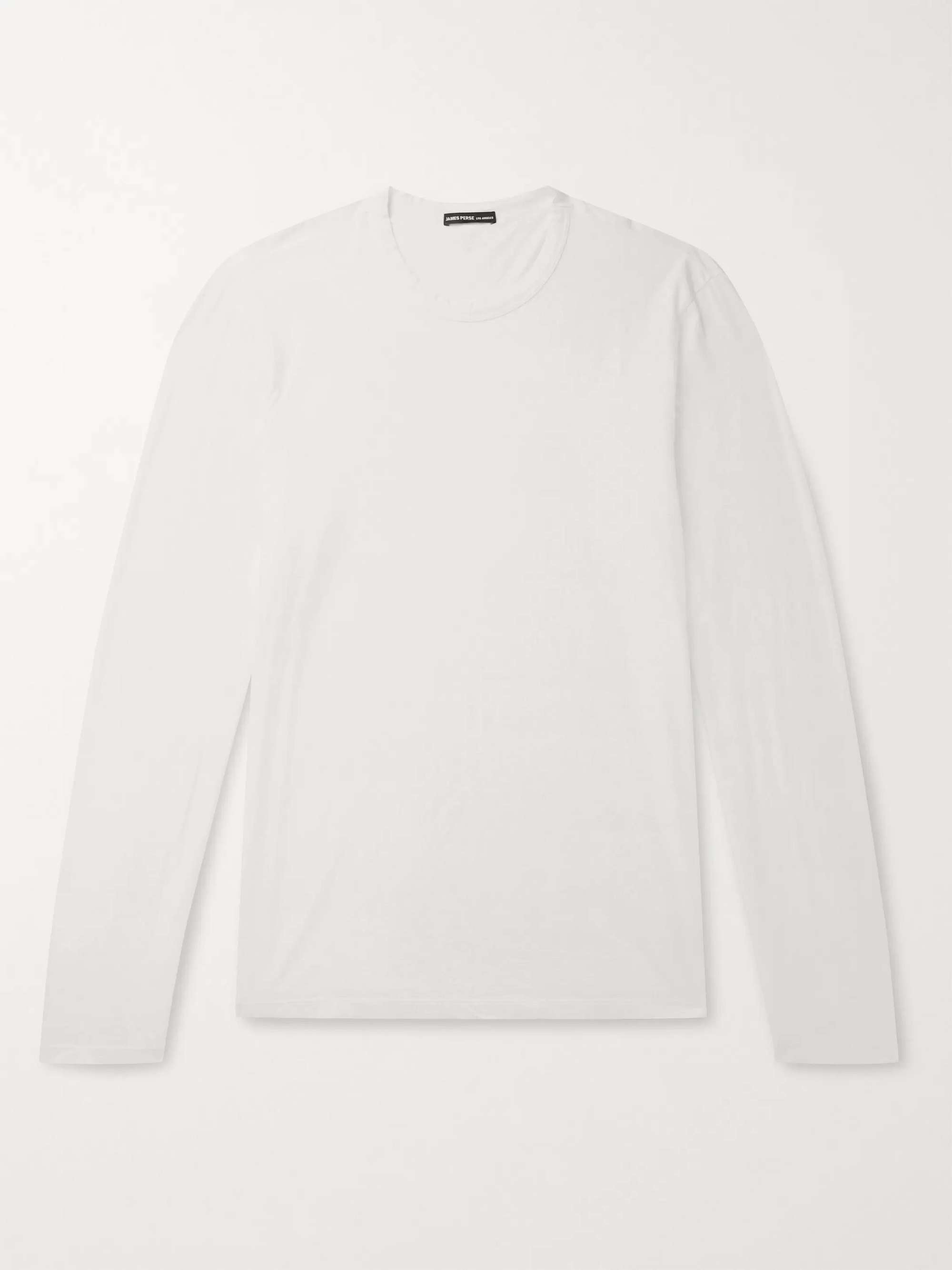 JAMES PERSE Lotus Slim-Fit Cotton-Jersey T-Shirt