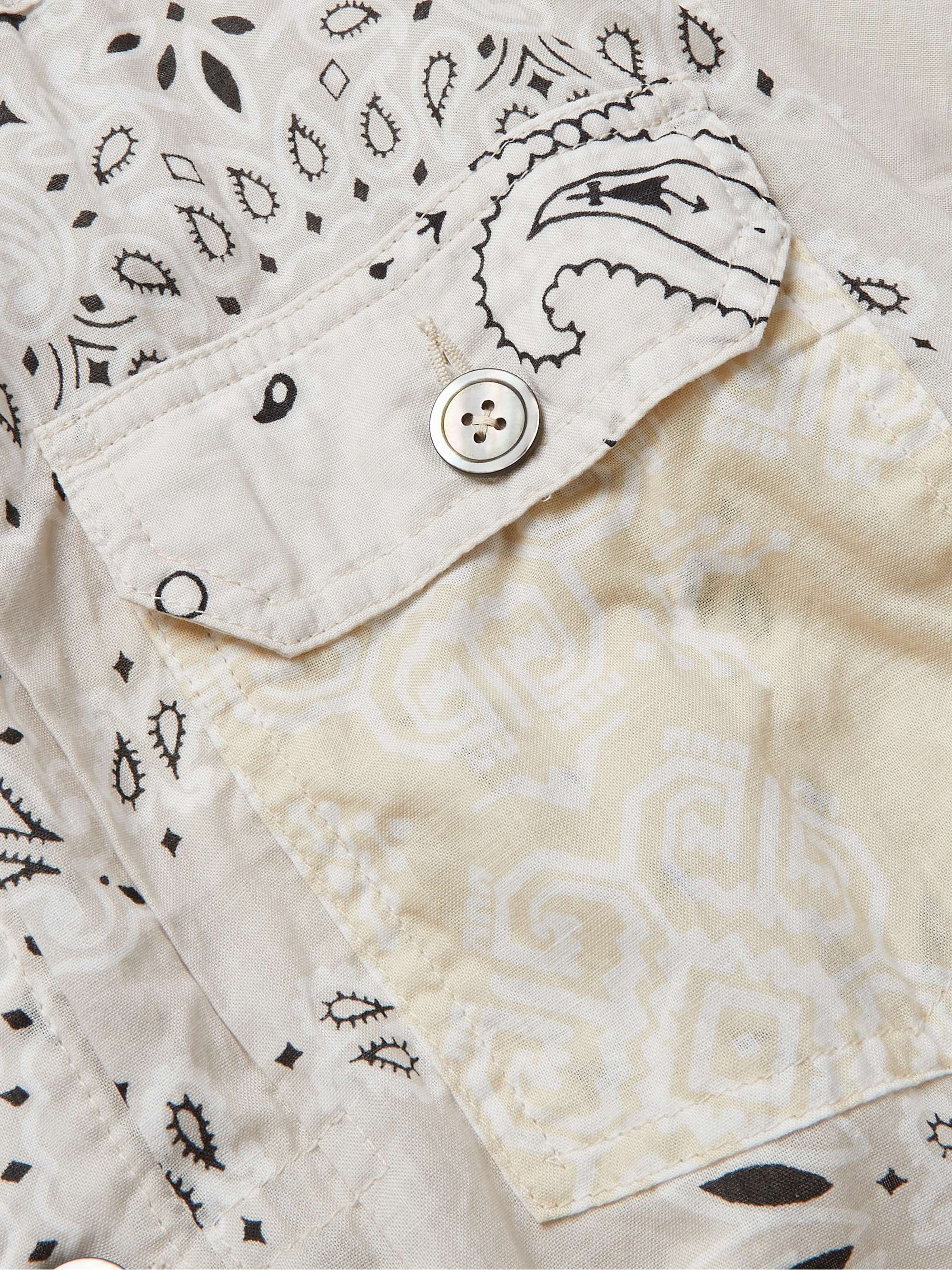 KAPITAL Patchwork Bandana-Print Cotton Jacket