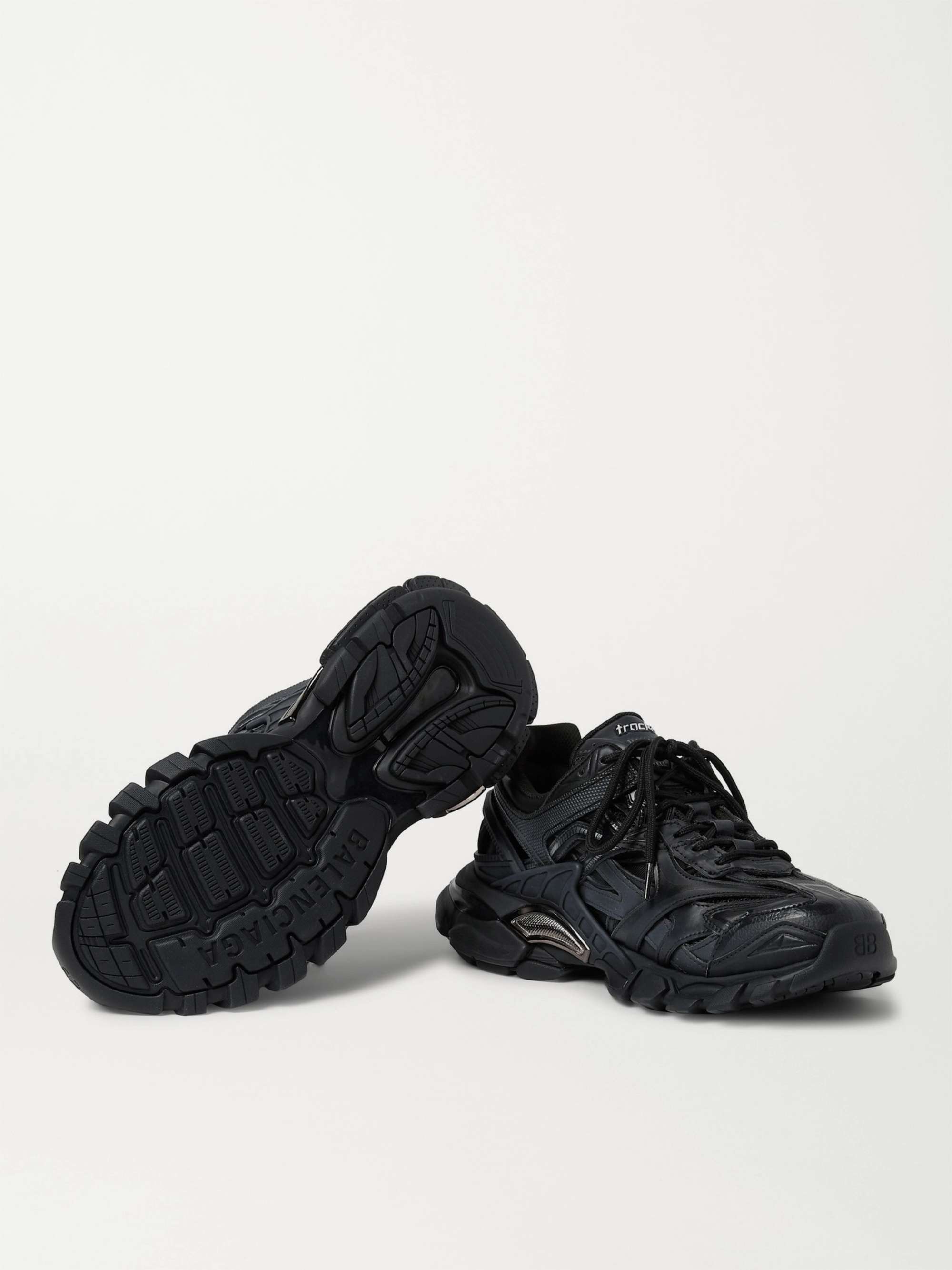 BALENCIAGA Track.2 Nylon, Mesh and Rubber Sneakers for Men