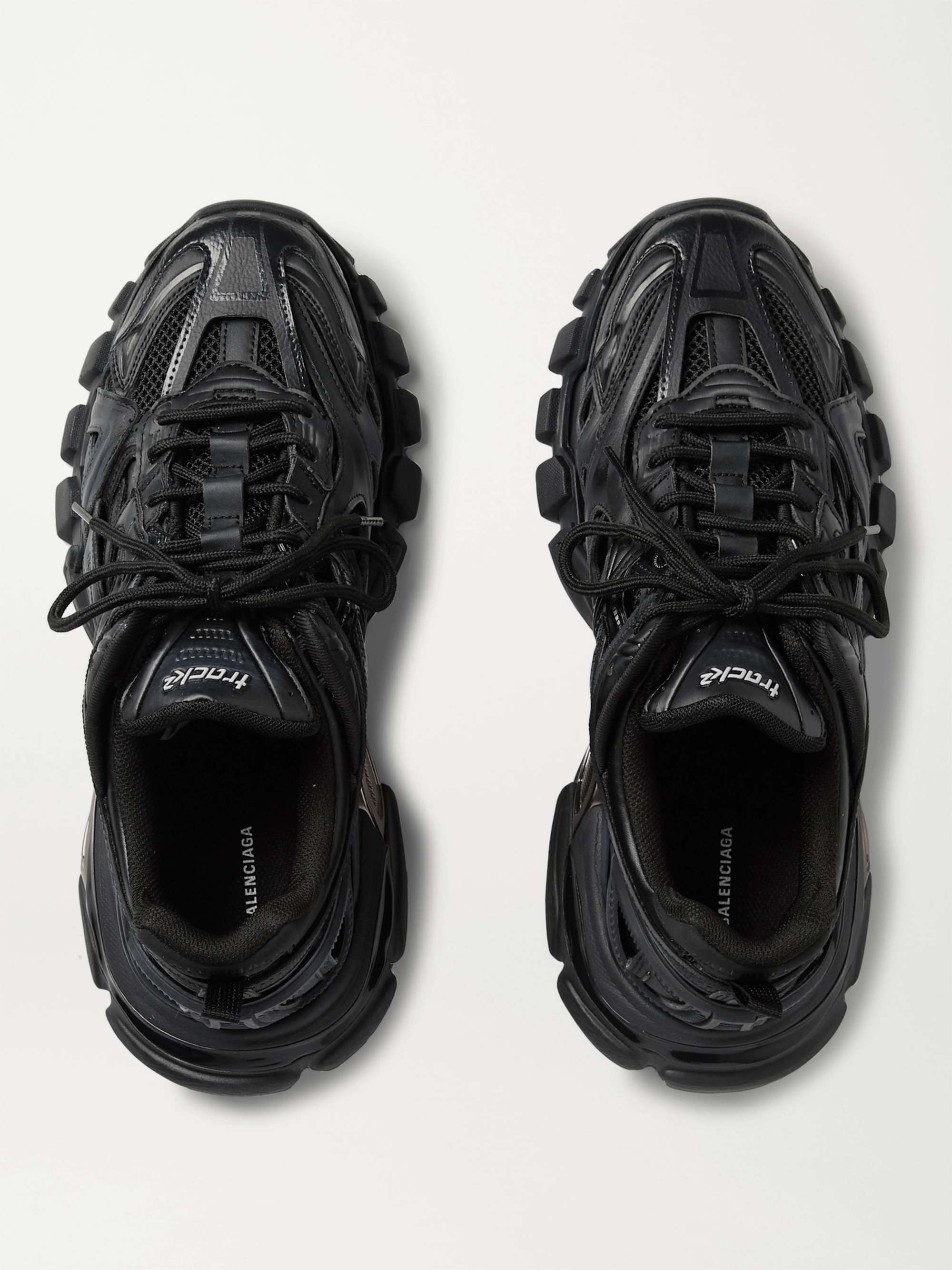 BALENCIAGA Track.2 Nylon, Rubber Sneakers for Men | MR PORTER